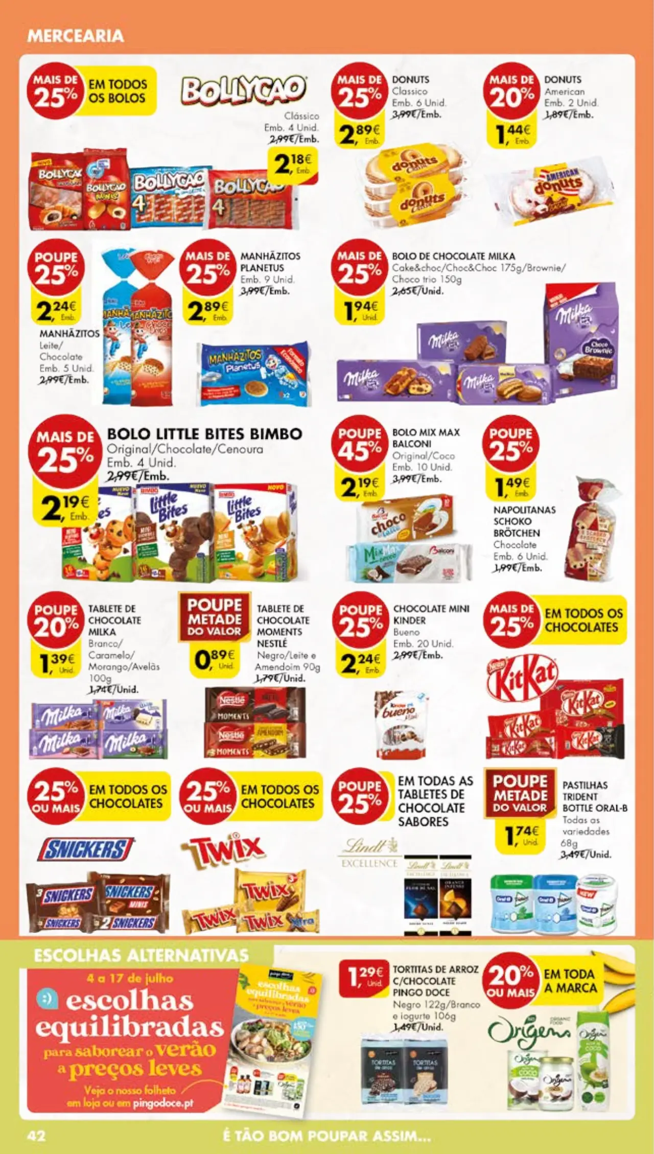 Antevis&atilde;o Folheto Pingo Doce (11 a 17 julho)