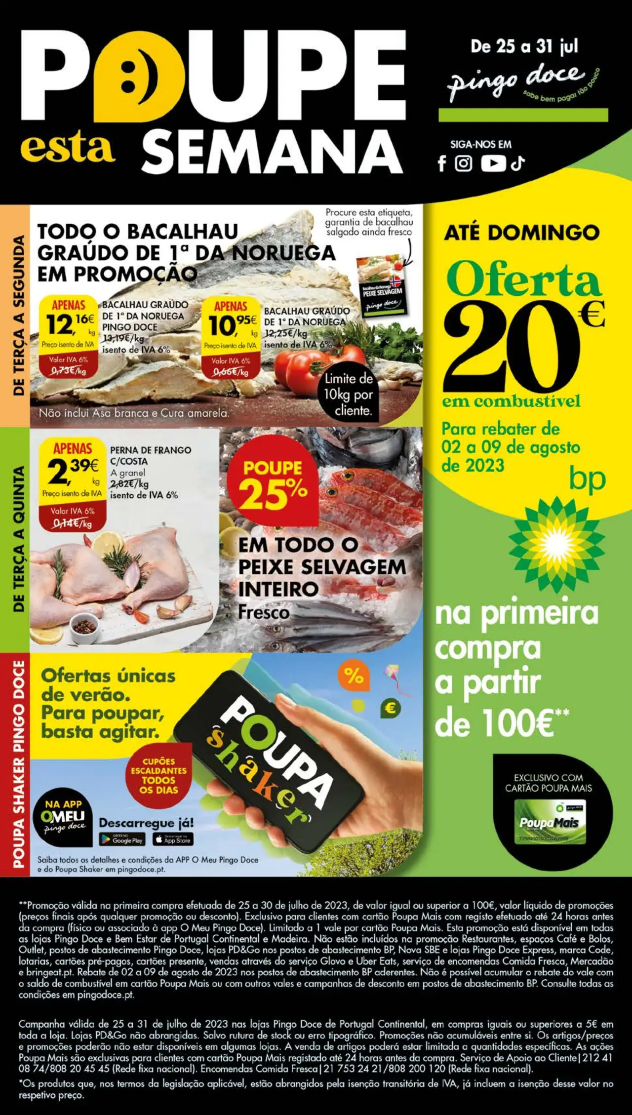 Antevis&atilde;o Folheto Pingo Doce desta semana (25 a 31 julho)