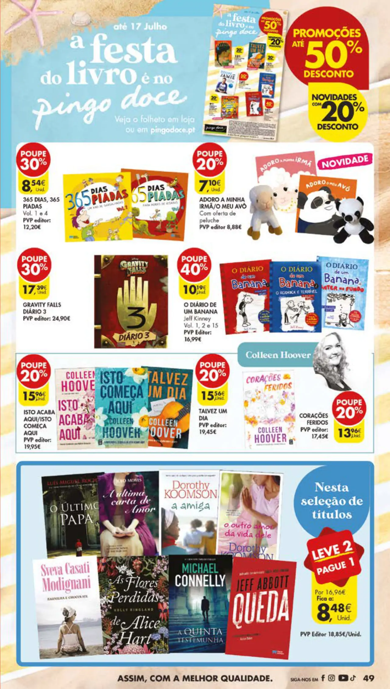 Antevis&atilde;o Folheto Pingo Doce (4 a 10 julho)