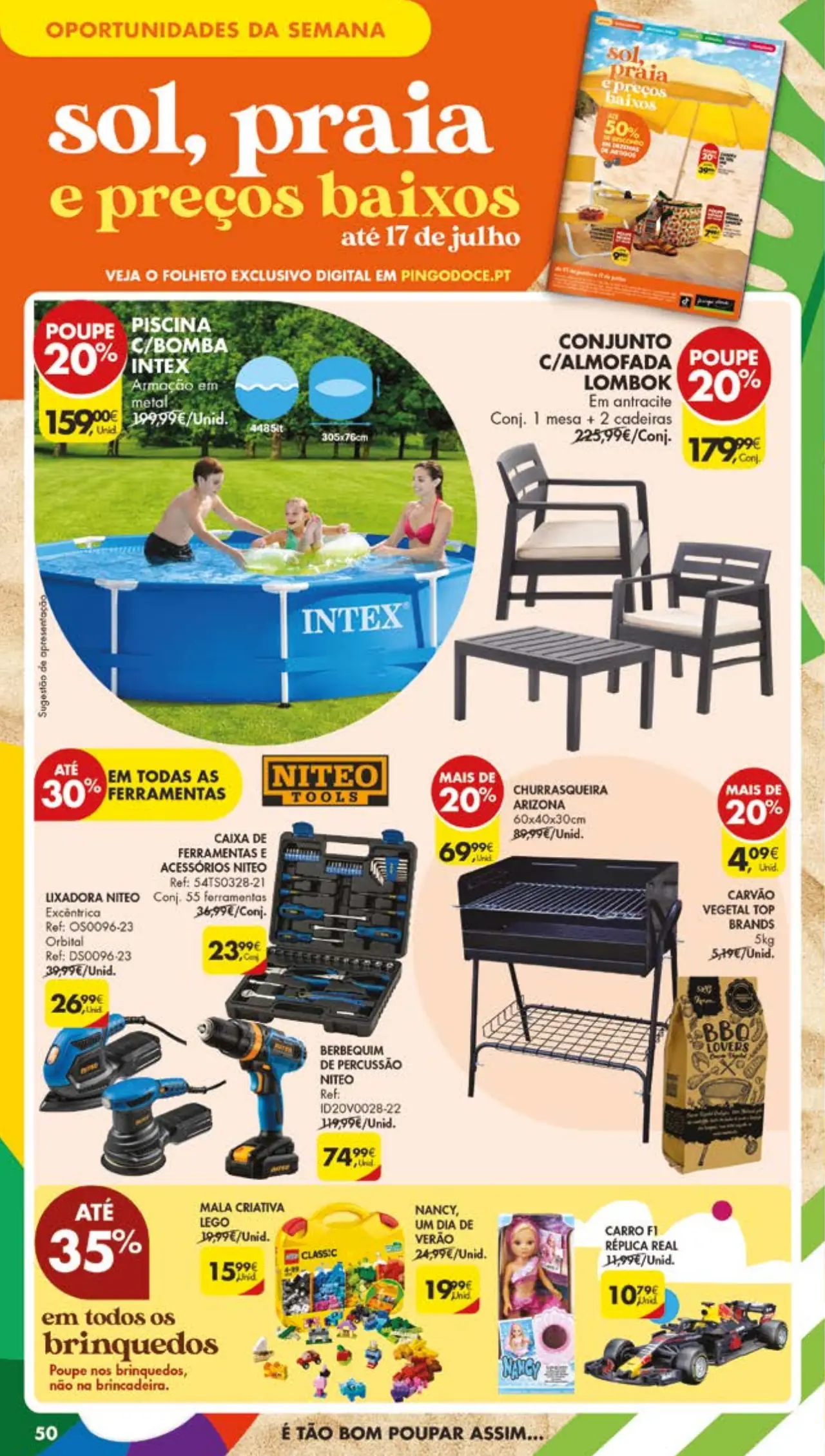 Antevis&atilde;o Folheto Pingo Doce (11 a 17 julho)
