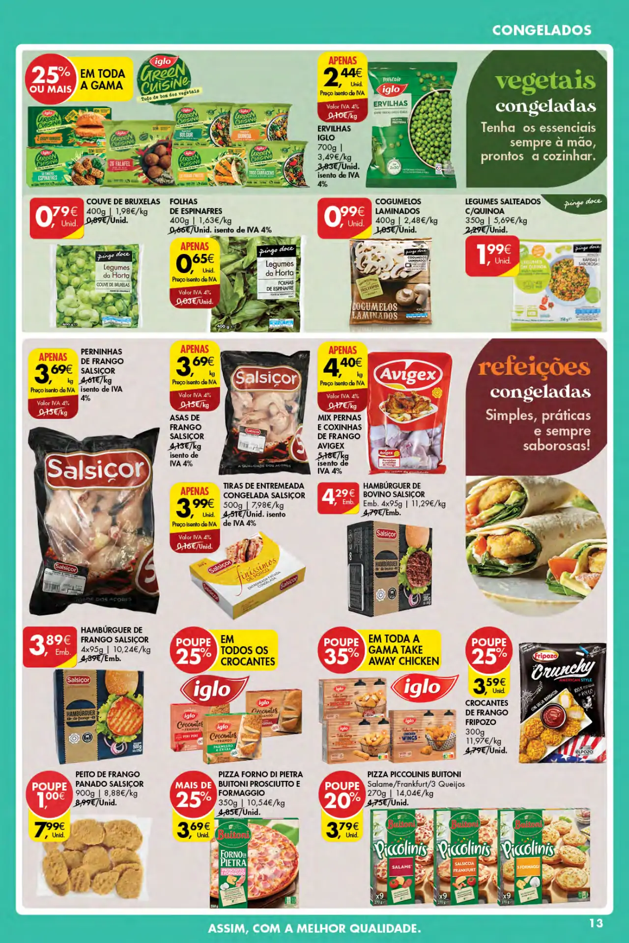 Antevis&atilde;o Folheto Pingo Doce A&ccedil;ores (13 a 19 julho)