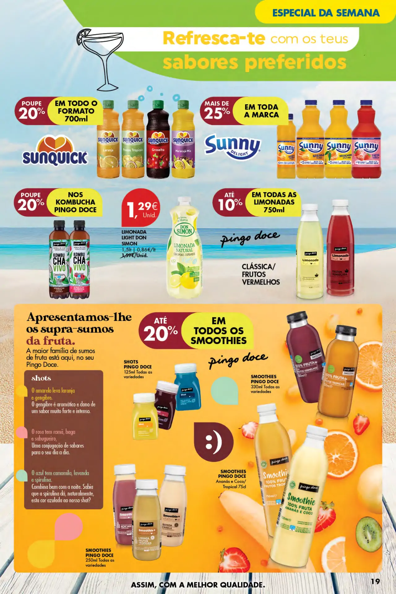 Antevis&atilde;o Folheto Pingo Doce A&ccedil;ores (13 a 19 julho)