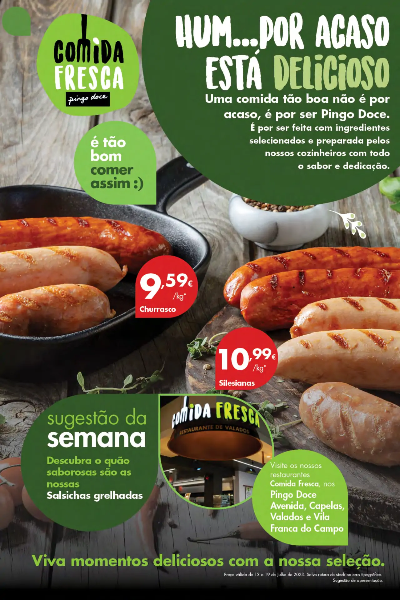 Antevis&atilde;o Folheto Pingo Doce A&ccedil;ores (13 a 19 julho)