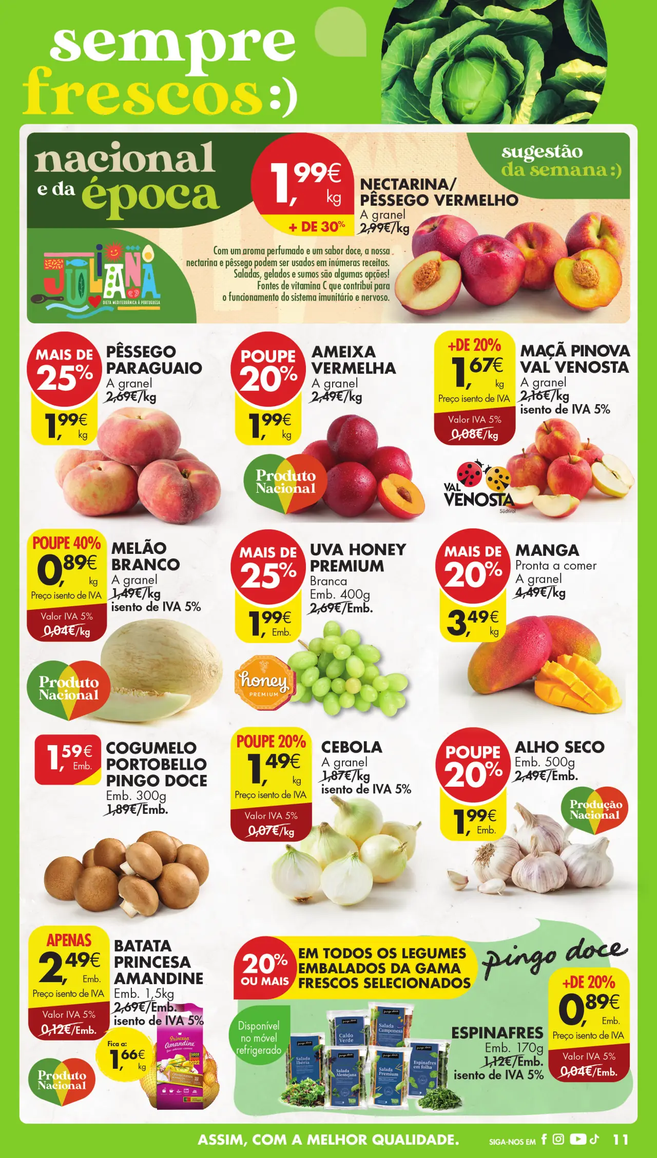 Folheto Pingo Doce Madeira (4 a 10 julho)