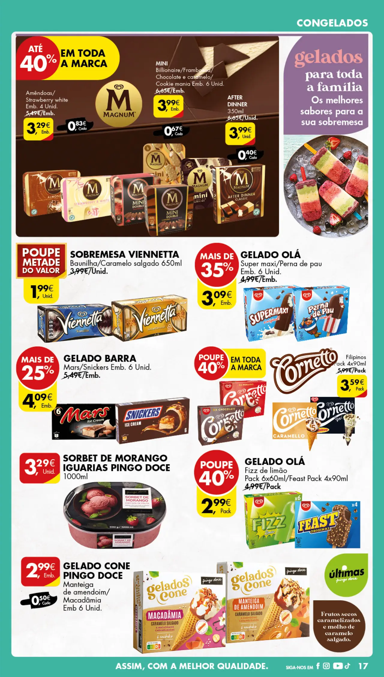 Antevis&atilde;o Folheto Pingo Doce Madeira (11 a 17 julho)