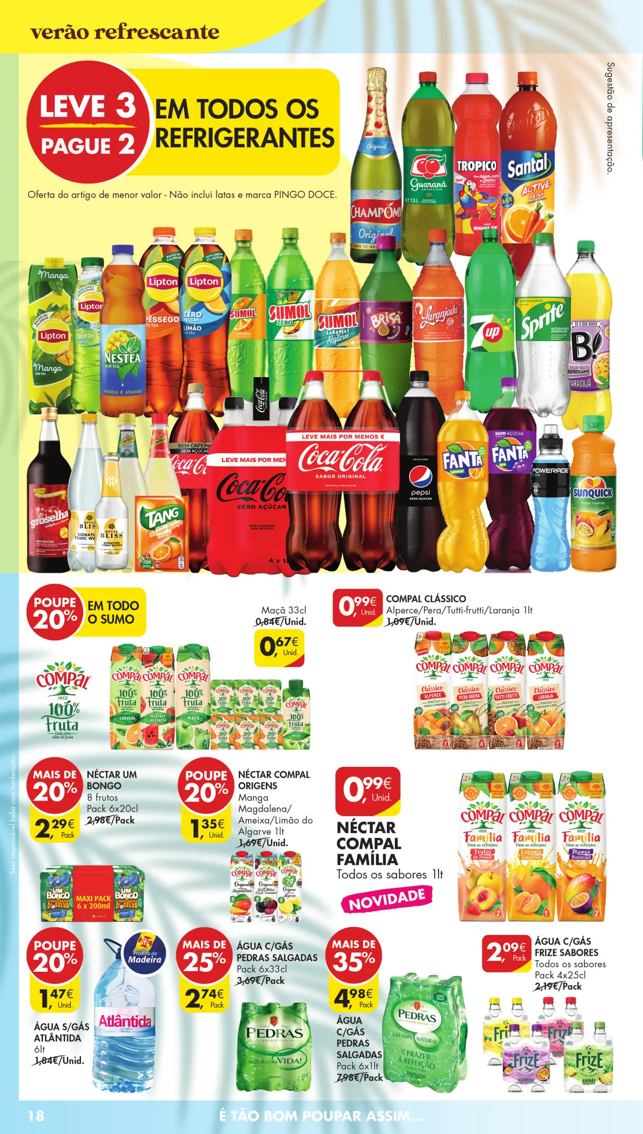 Antevis&atilde;o Folheto Pingo Doce – Madeira (18 a 24 julho)