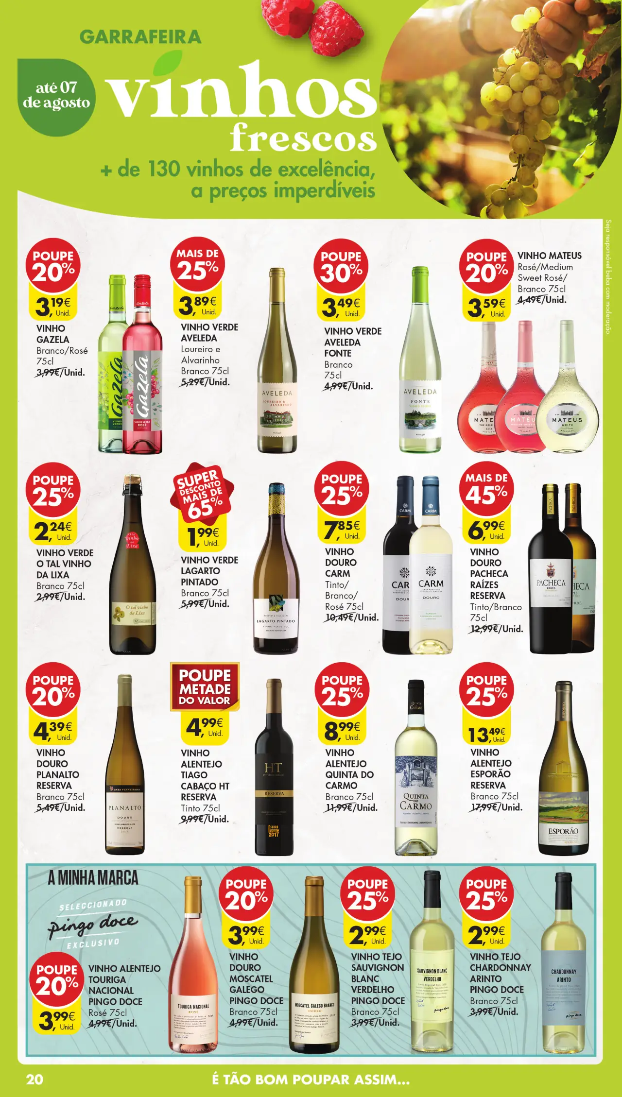 Antevis&atilde;o Folheto Pingo Doce – Madeira (18 a 24 julho)