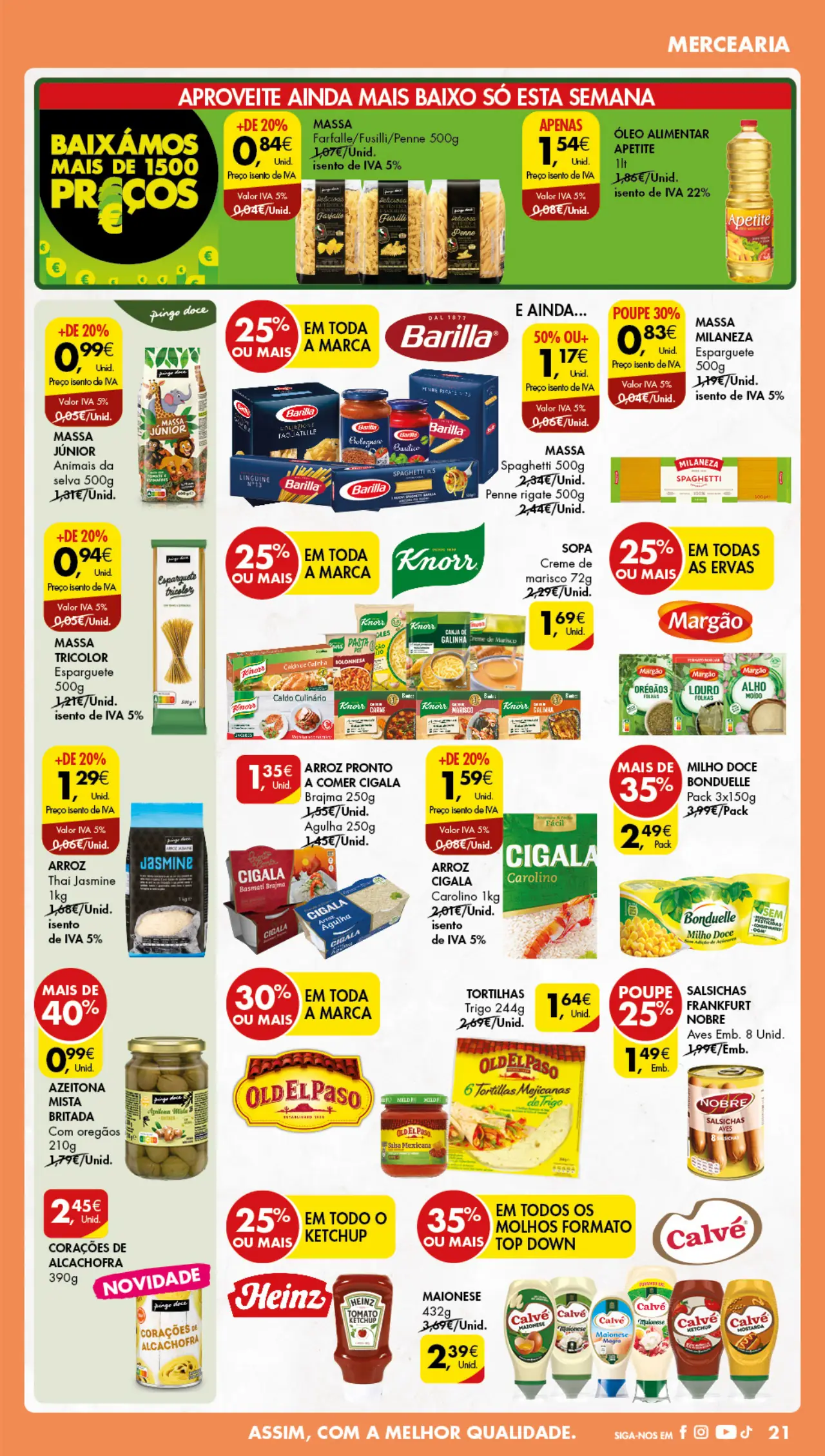 Antevis&atilde;o Folheto Pingo Doce Madeira (11 a 17 julho)