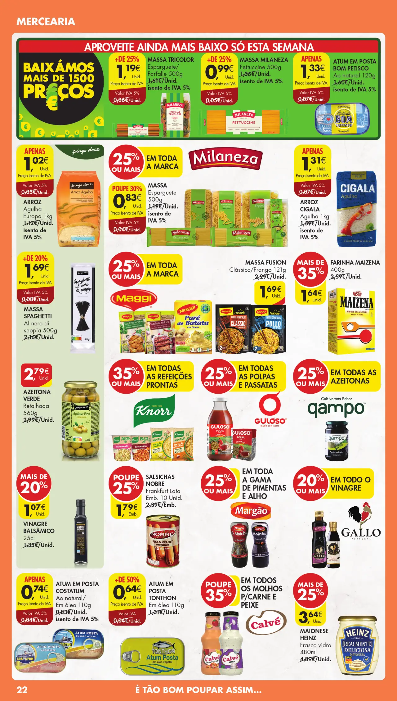 Antevis&atilde;o Folheto Pingo Doce – Madeira (18 a 24 julho)