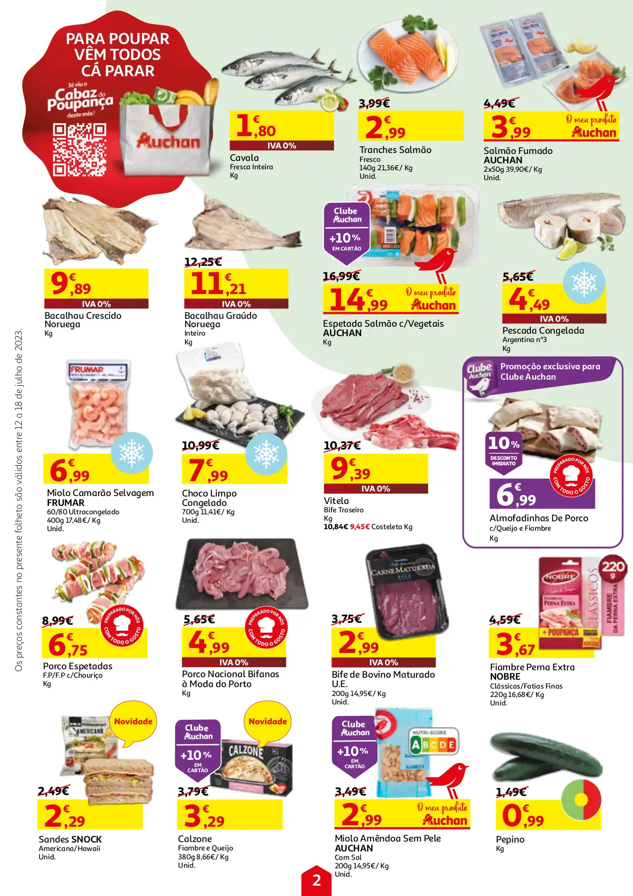 Folheto Auchan desta semana (12 a 18 julho)
