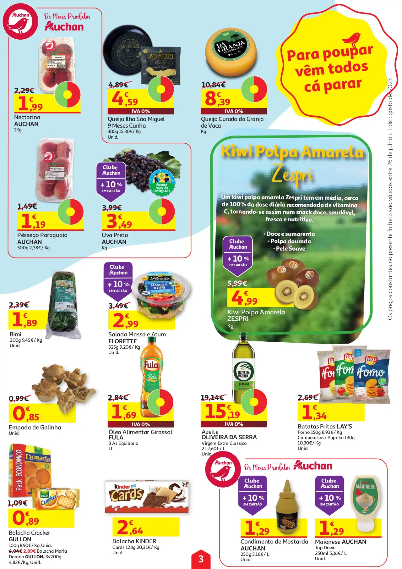 Folheto Auchan desta semana (26 julho a 1 agosto)