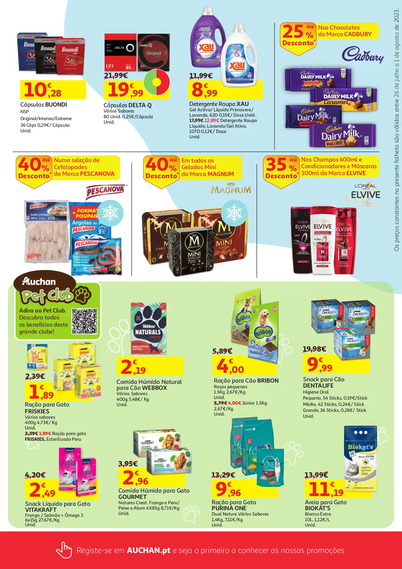 Folheto Auchan desta semana (26 julho a 1 agosto)
