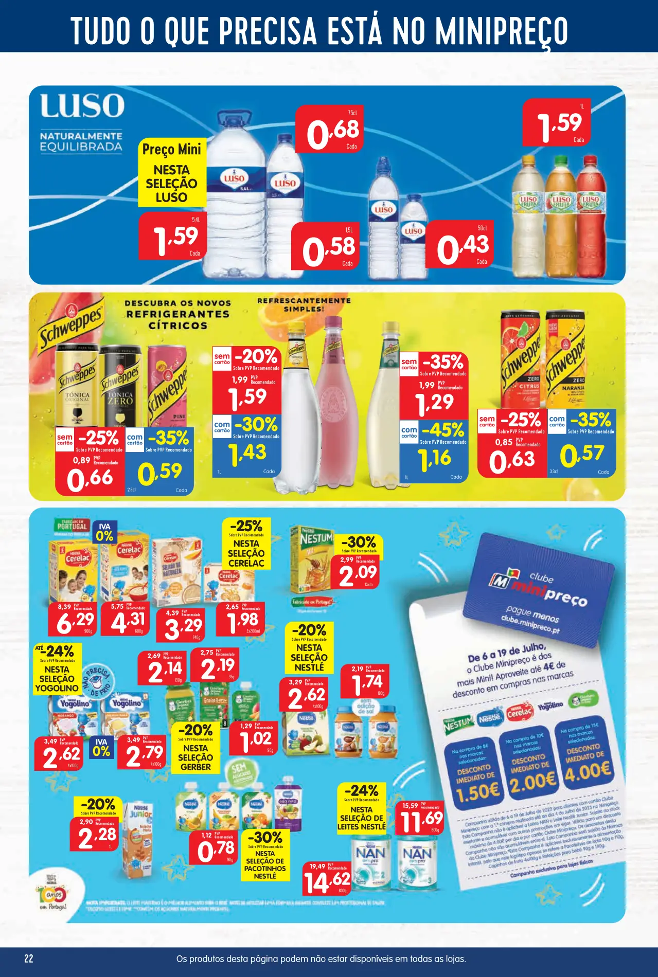 Folheto Minipre&ccedil;o desta semana (6 a 12 julho)