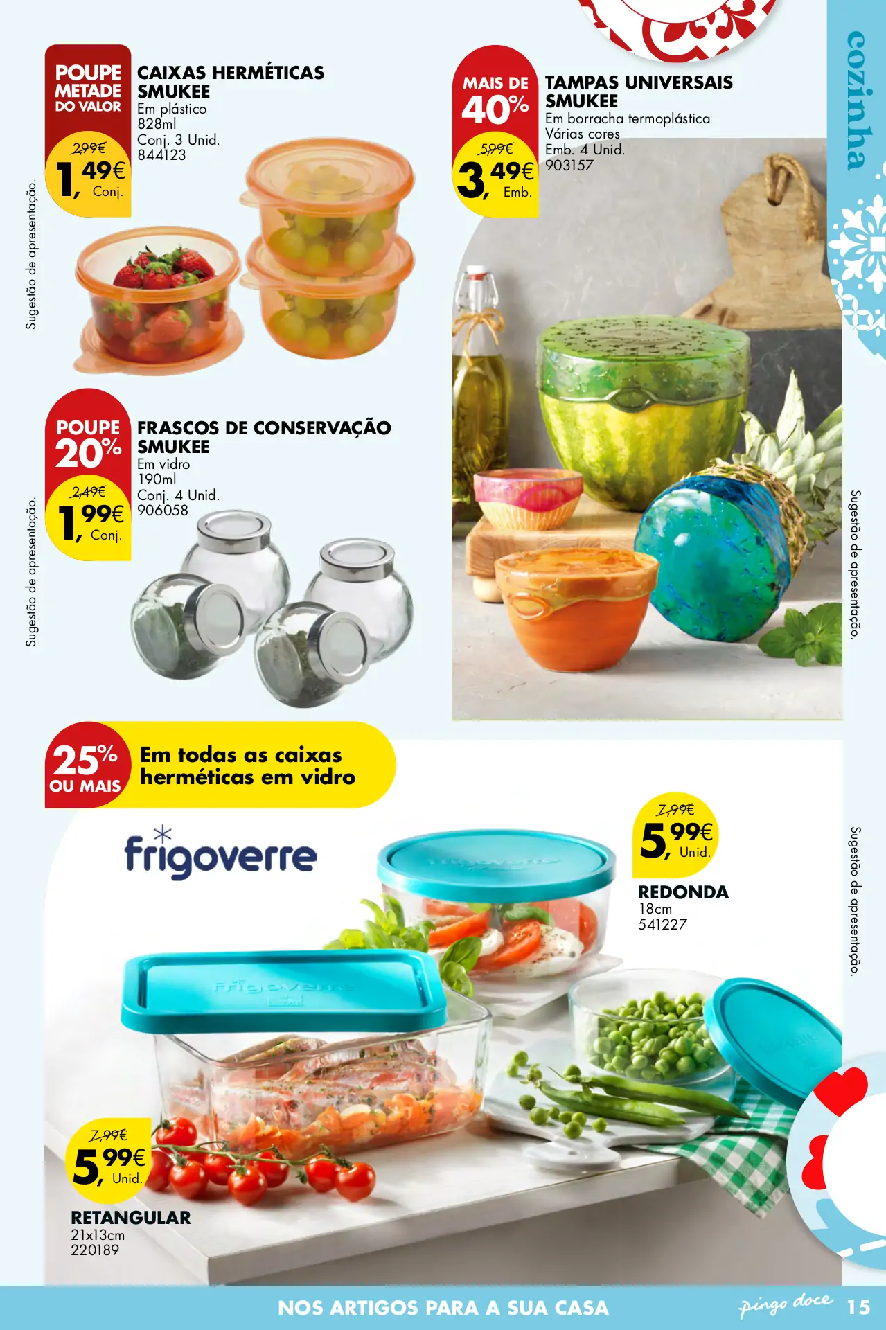 Folheto Pingo Doce bazar Cozinha de Ver&atilde;o (18 julho a 7 agosto)