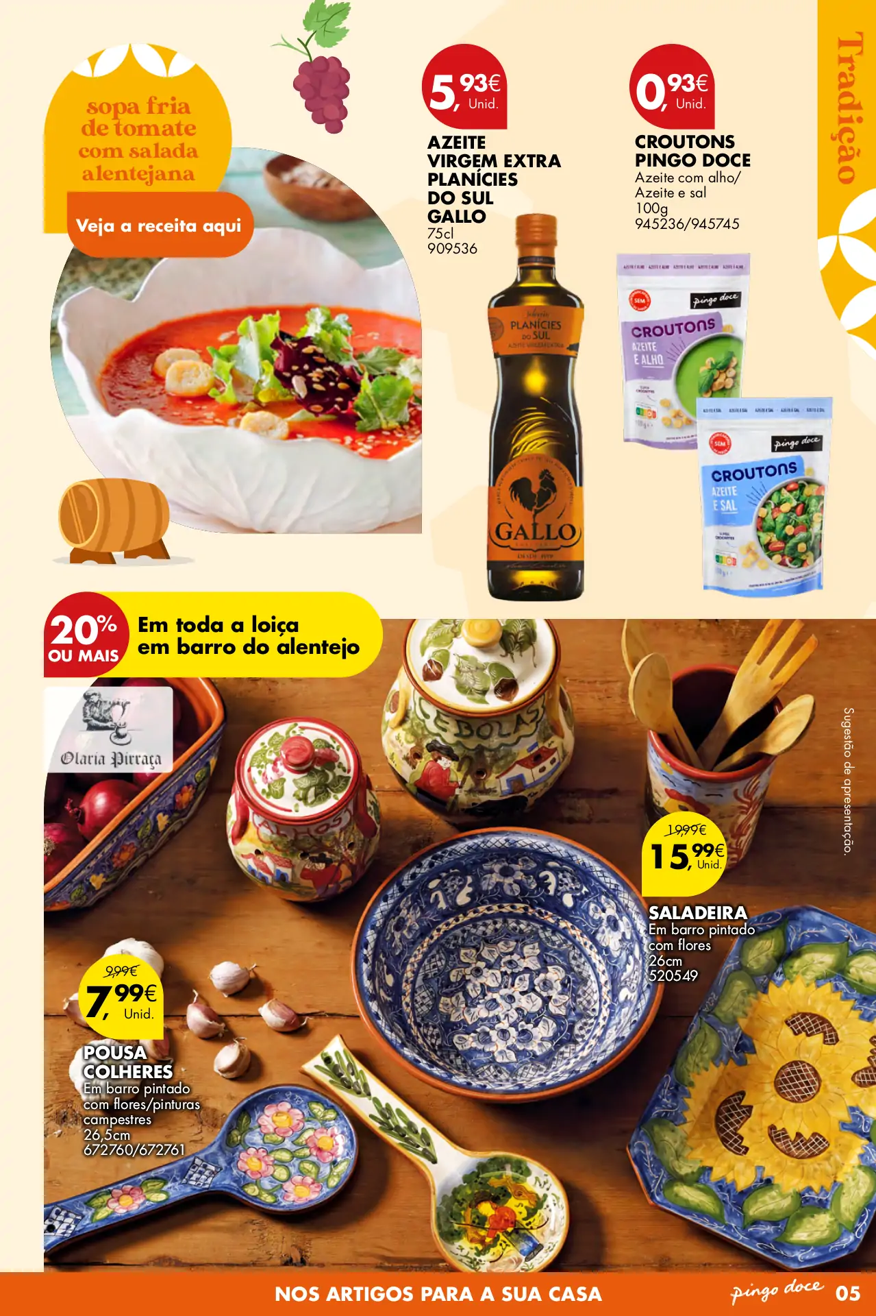 Folheto Pingo Doce bazar Cozinha de Ver&atilde;o (18 julho a 7 agosto)