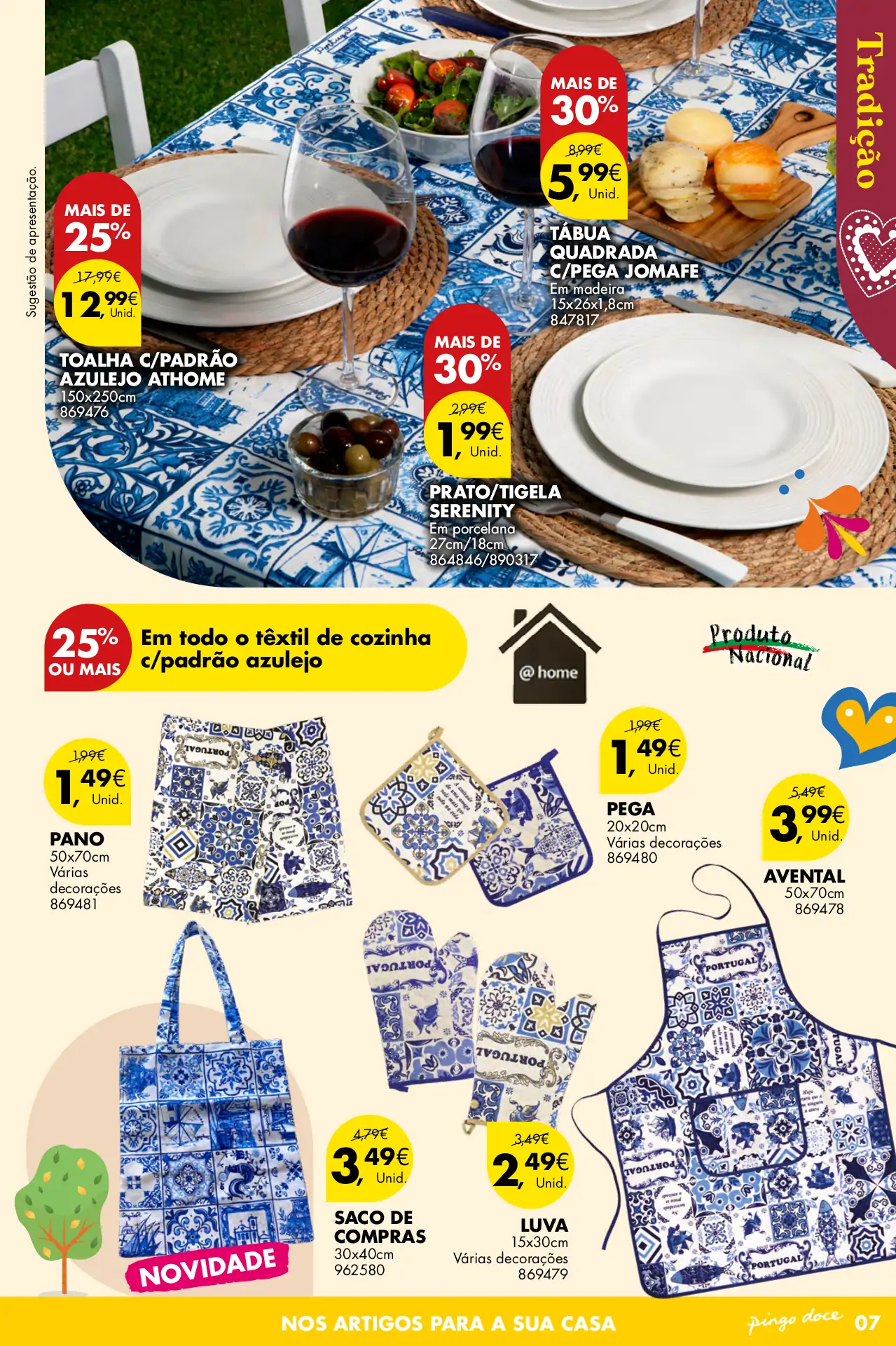 Folheto Pingo Doce bazar Cozinha de Ver&atilde;o (18 julho a 7 agosto)