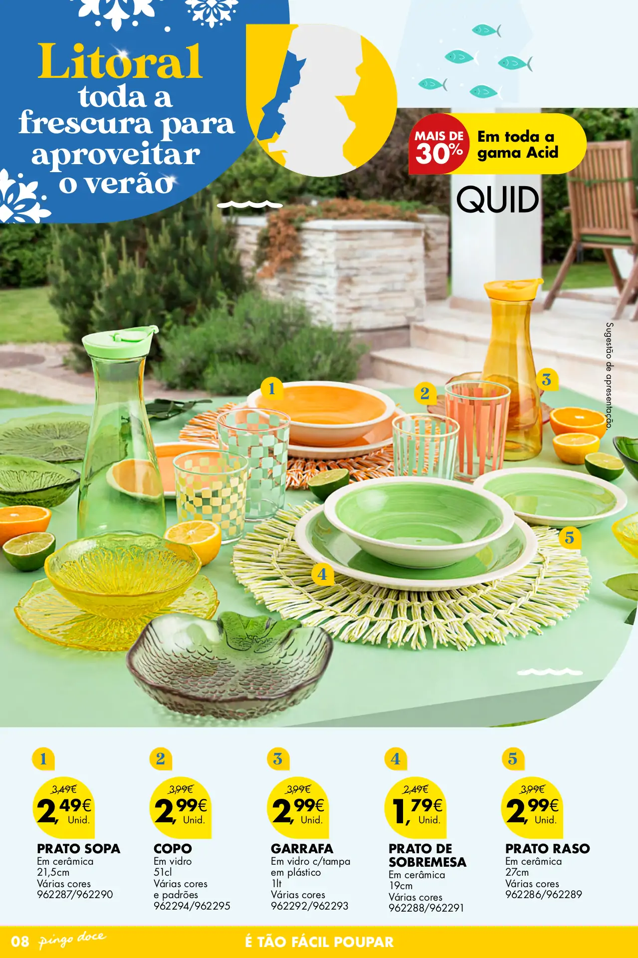 Folheto Pingo Doce bazar Cozinha de Ver&atilde;o (18 julho a 7 agosto)