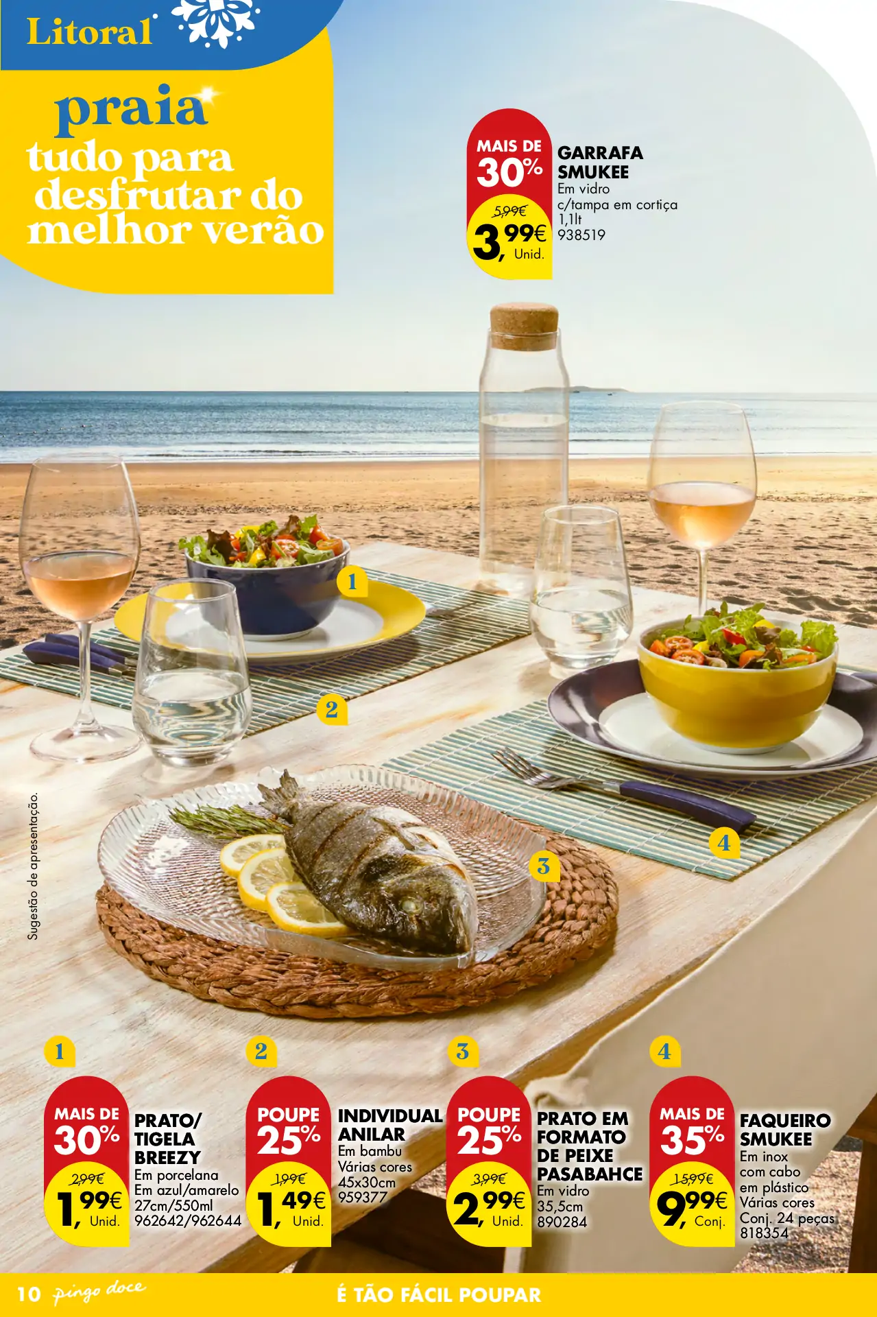 Folheto Pingo Doce bazar Cozinha de Ver&atilde;o (18 julho a 7 agosto)