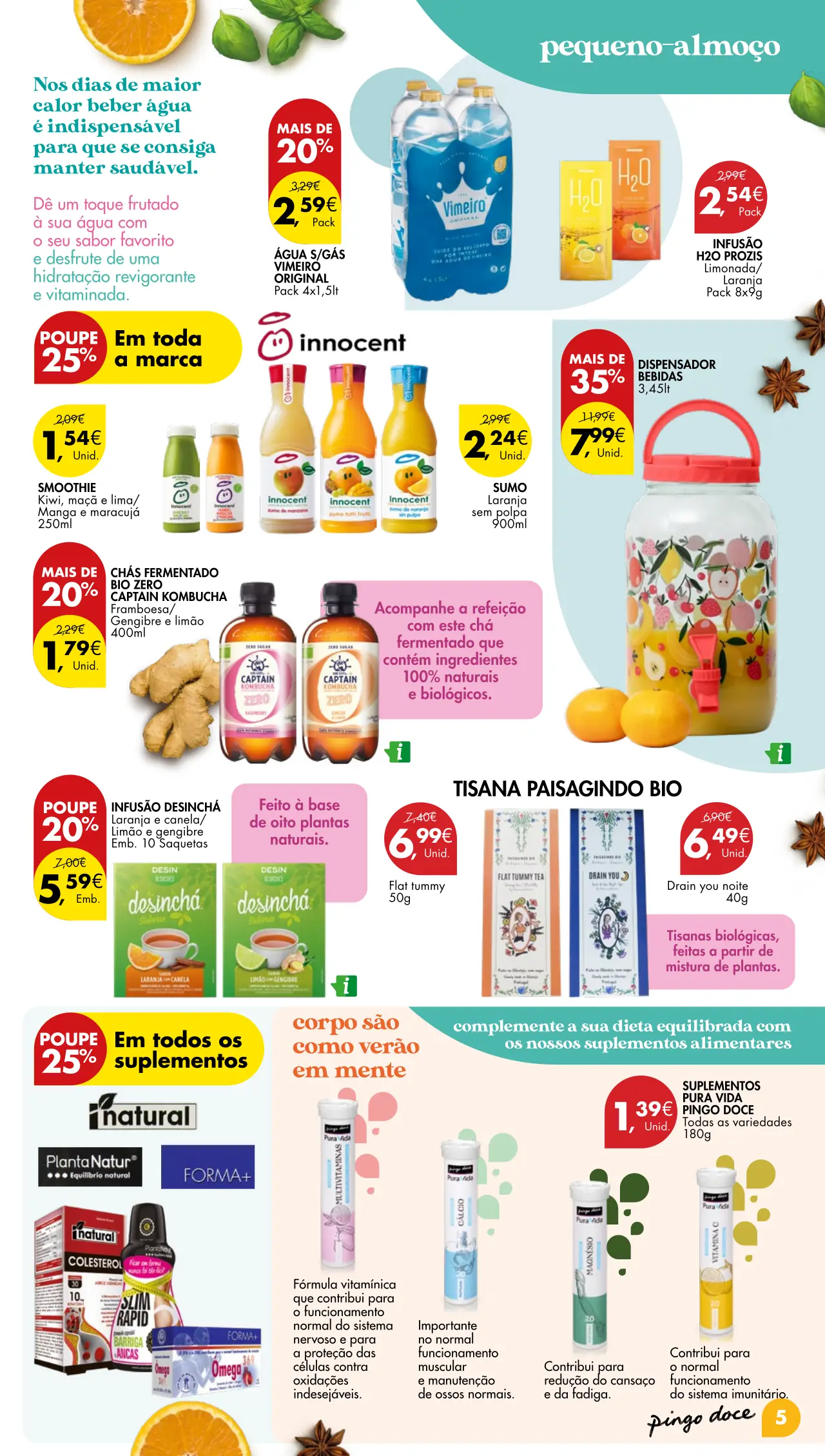 Folheto Pingo Doce escolhas equilibradas (4 a 17 julho)