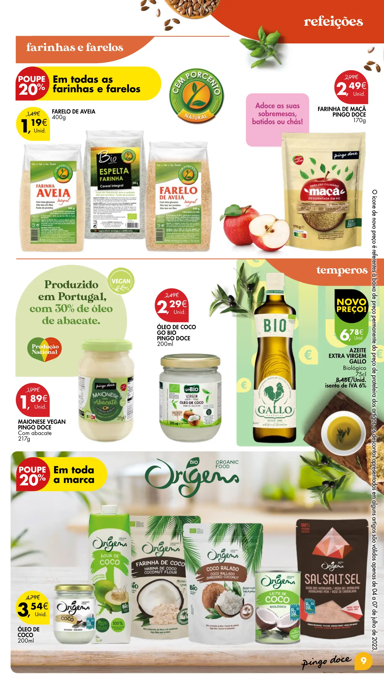 Folheto Pingo Doce escolhas equilibradas (4 a 17 julho)