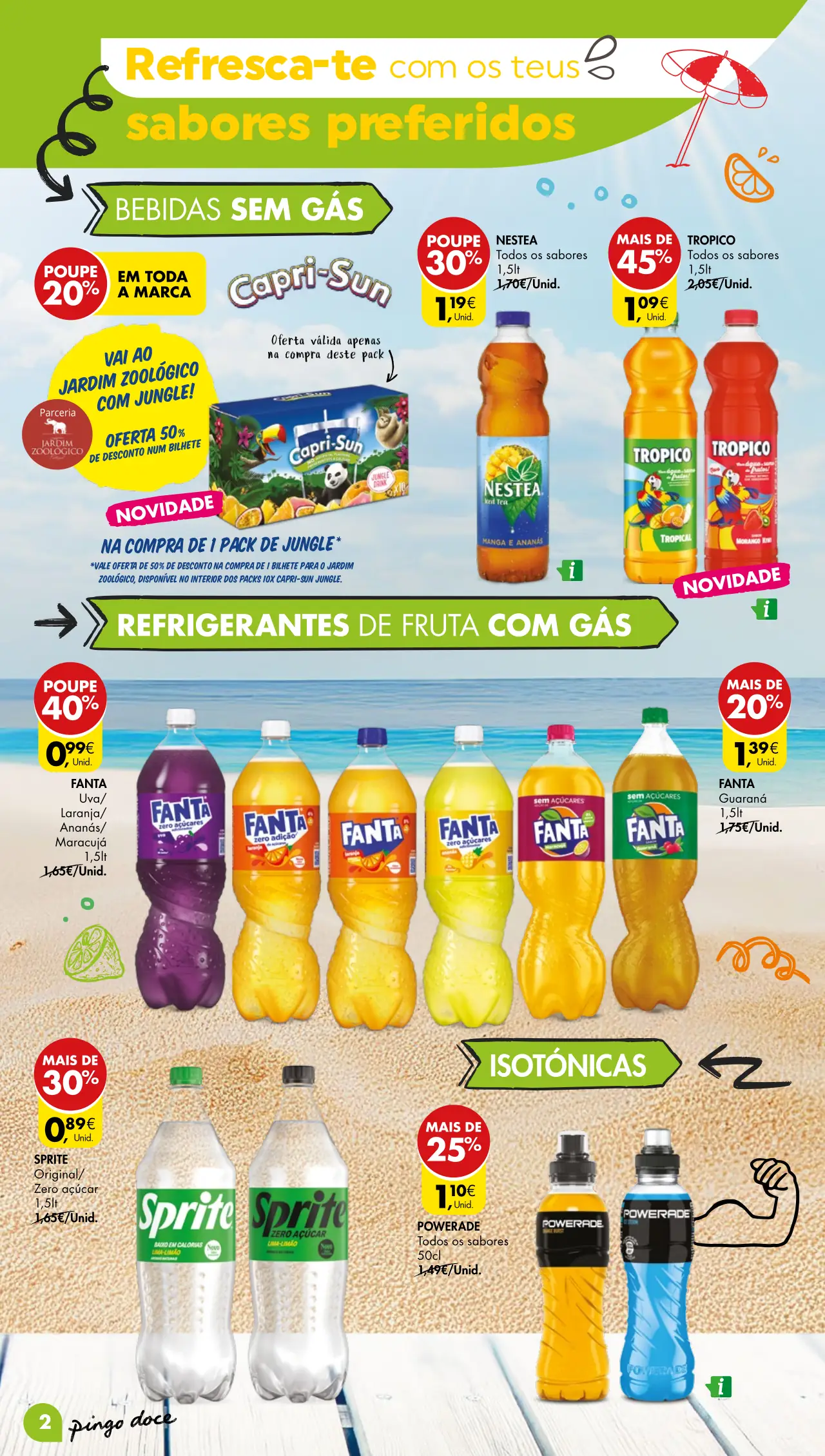Folheto Pingo Doce Especial Bebidas (4 a 17 julho)