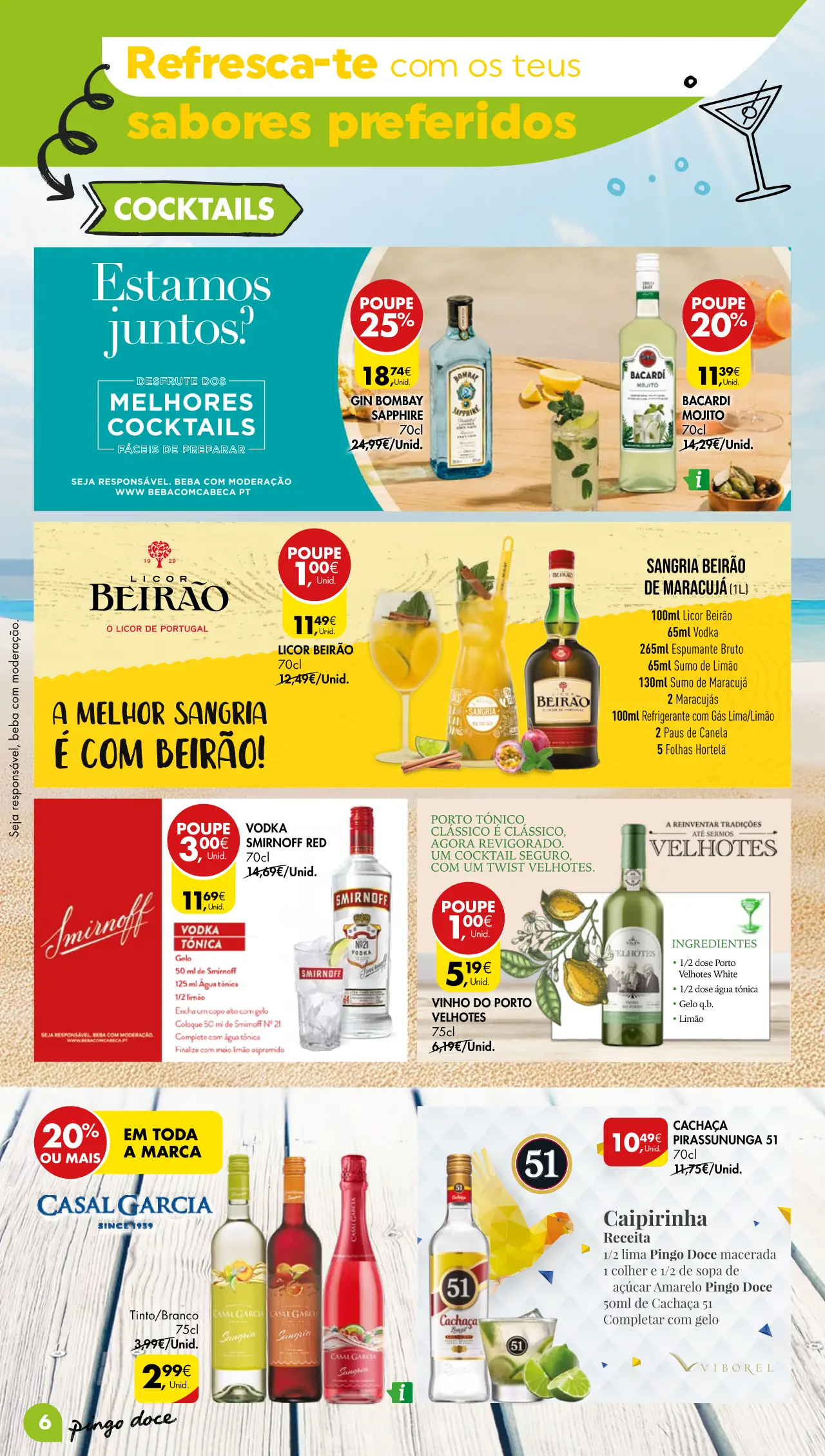 Folheto Pingo Doce Especial Bebidas (4 a 17 julho)