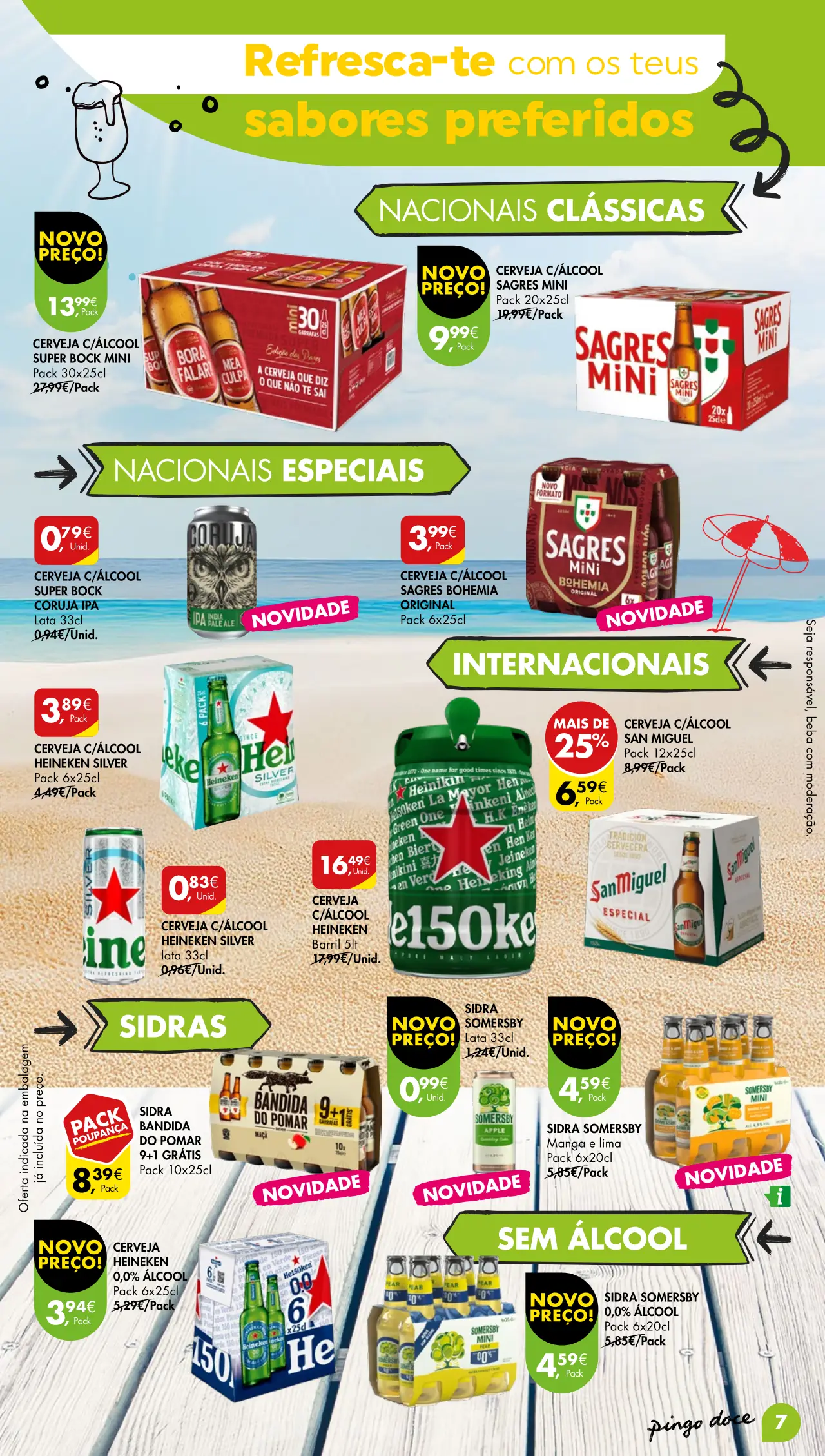Folheto Pingo Doce Especial Bebidas (4 a 17 julho)