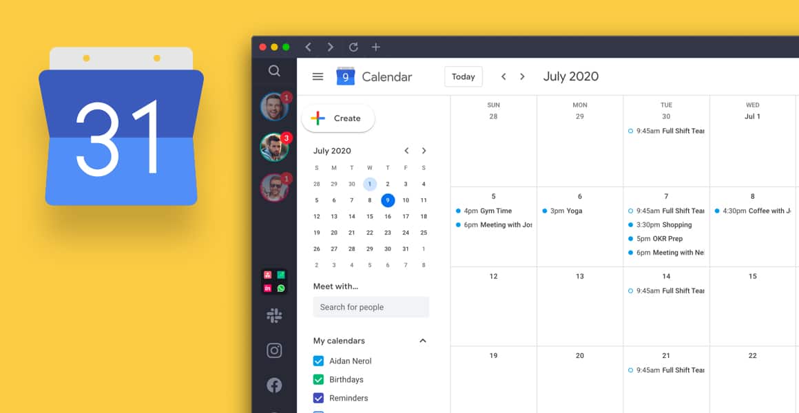 Google Calendar atualiza funcionalidades para melhor gest&atilde;o do trabalho remoto e presencial