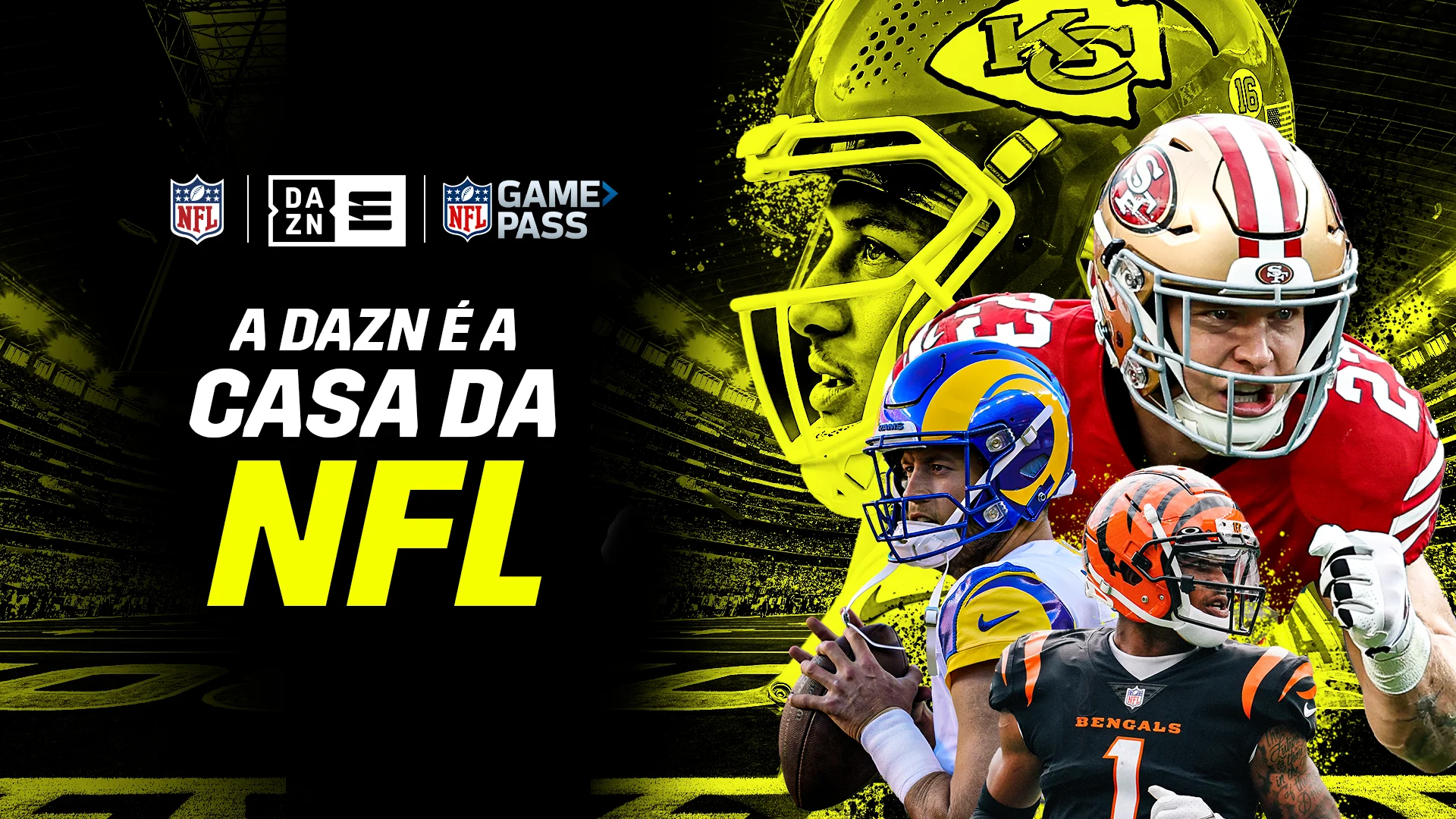 ELEVEN na DAZN &eacute; a &ldquo;casa&rdquo; da NFL at&eacute; 2033