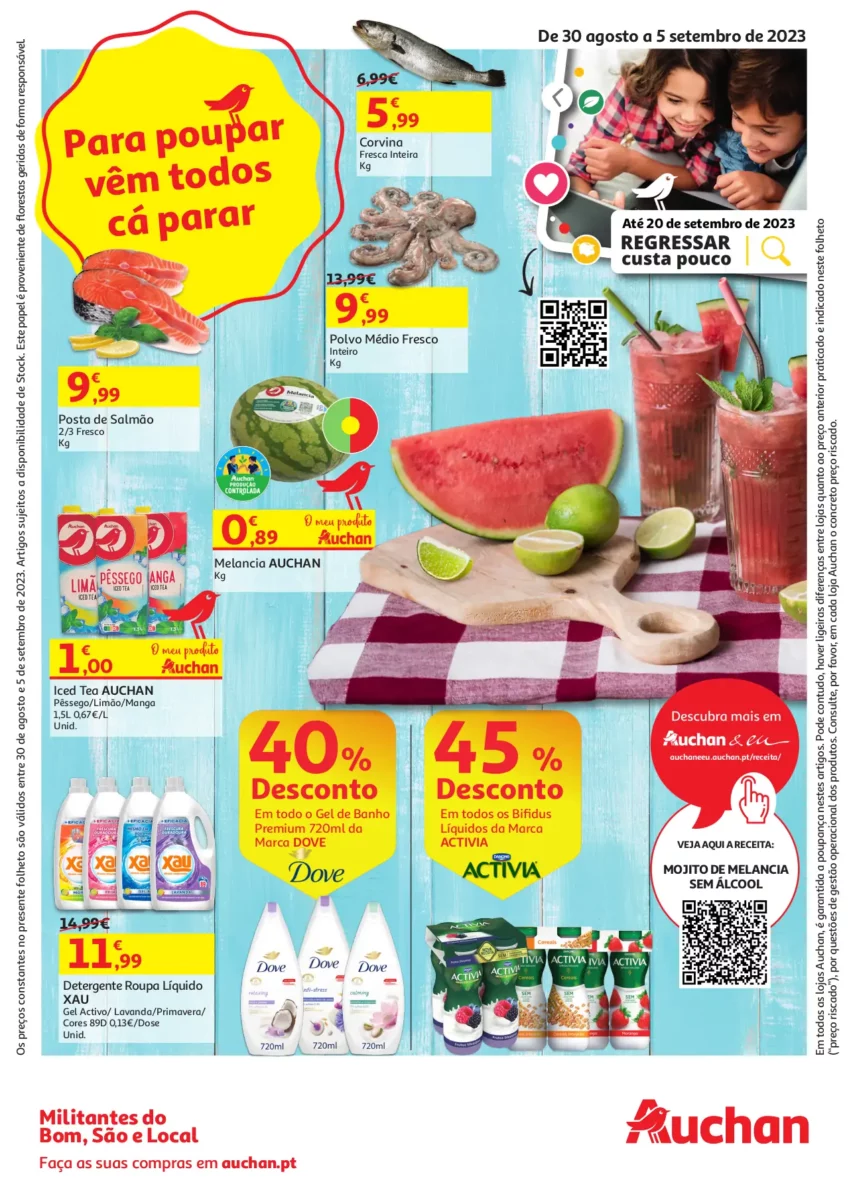 Folheto Auchan (30 agosto a 5 setembro)