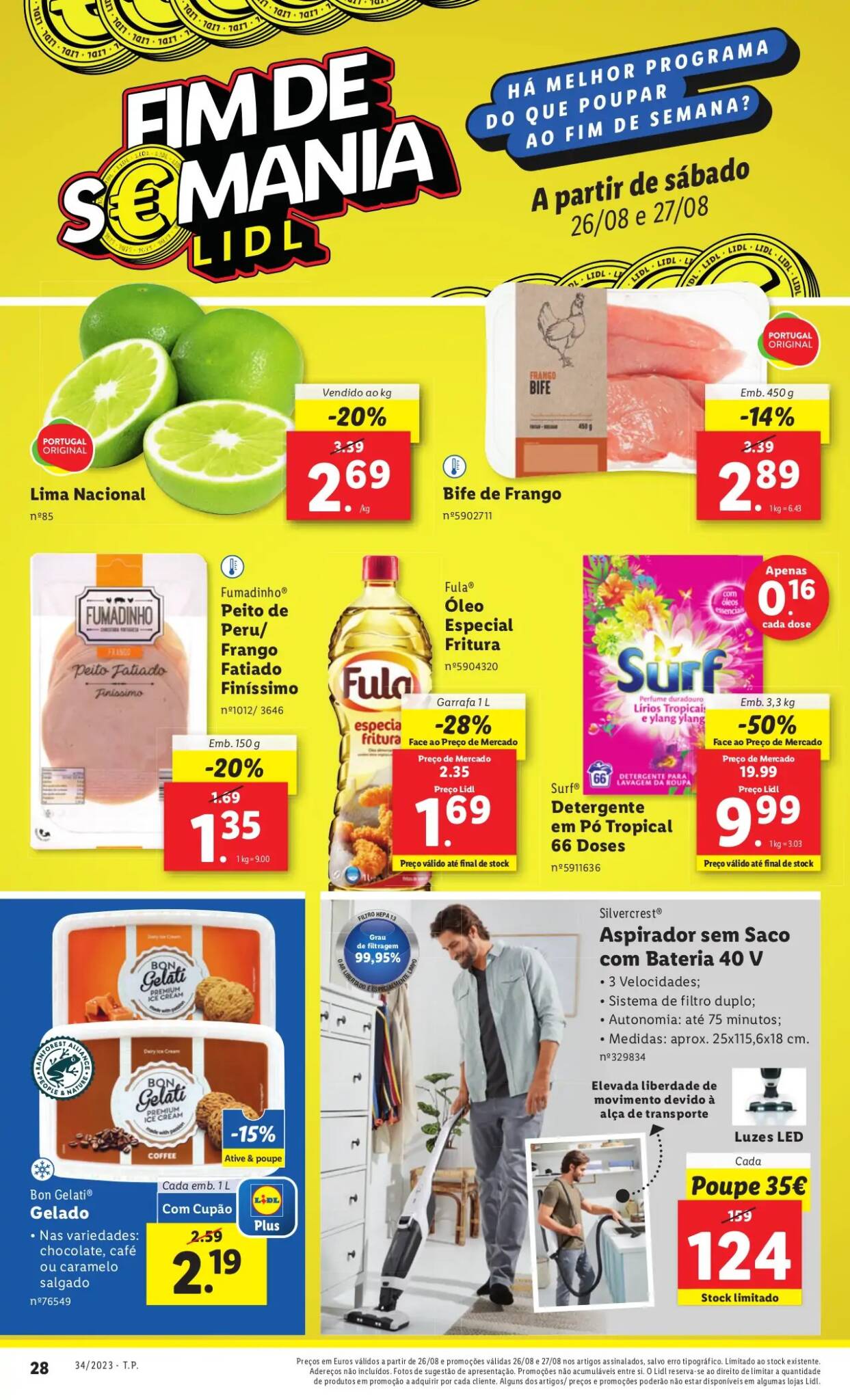 Folheto LiDL &ldquo;Fim-de-semania&rdquo; (26 e 27 agosto)