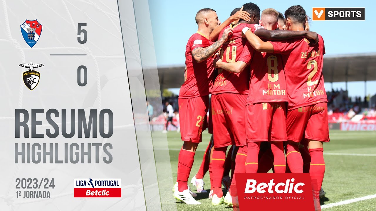 Resumo: Gil Vicente 5-0 Portimonense (Liga 23/24 #1)