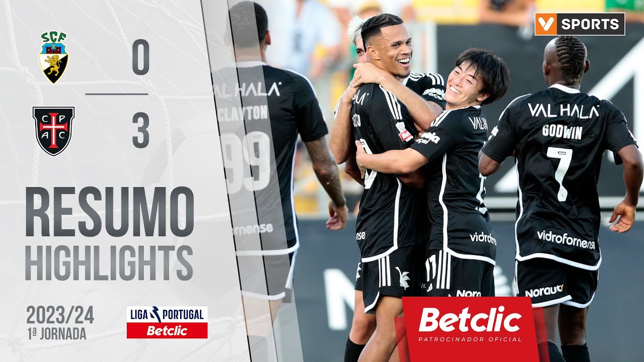 Resumo: SC Farense 0-3 Casa Pia AC (Liga 23/24 #1)