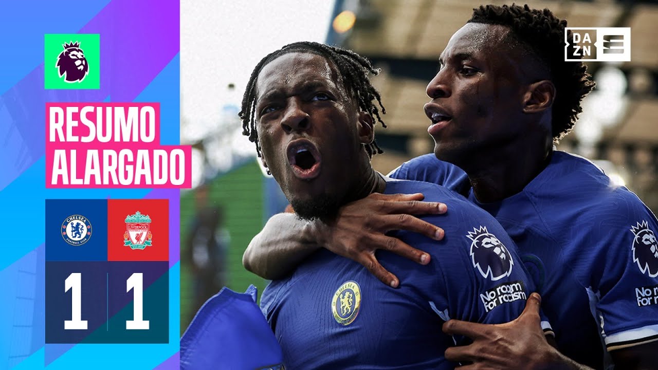 Resumo Alargado | Chelsea 1-1 Liverpool | Premier League 23/24