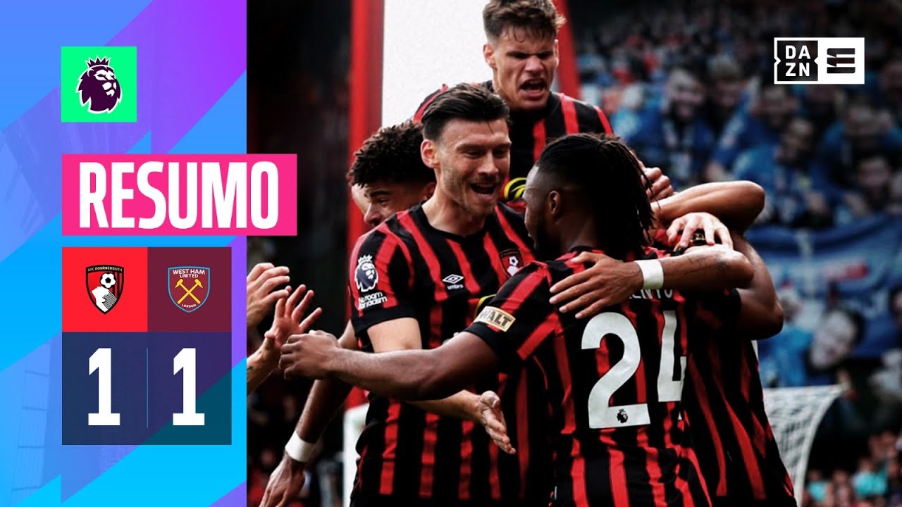Resumo | Bournemouth 1-1 West Ham | Premier League 22/23