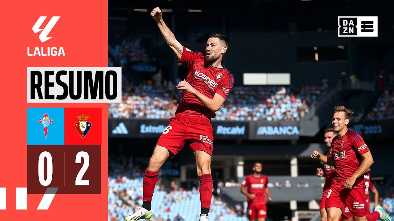 Resumo | Celta de Vigo 0-2 Osasuna | LaLiga 22/23