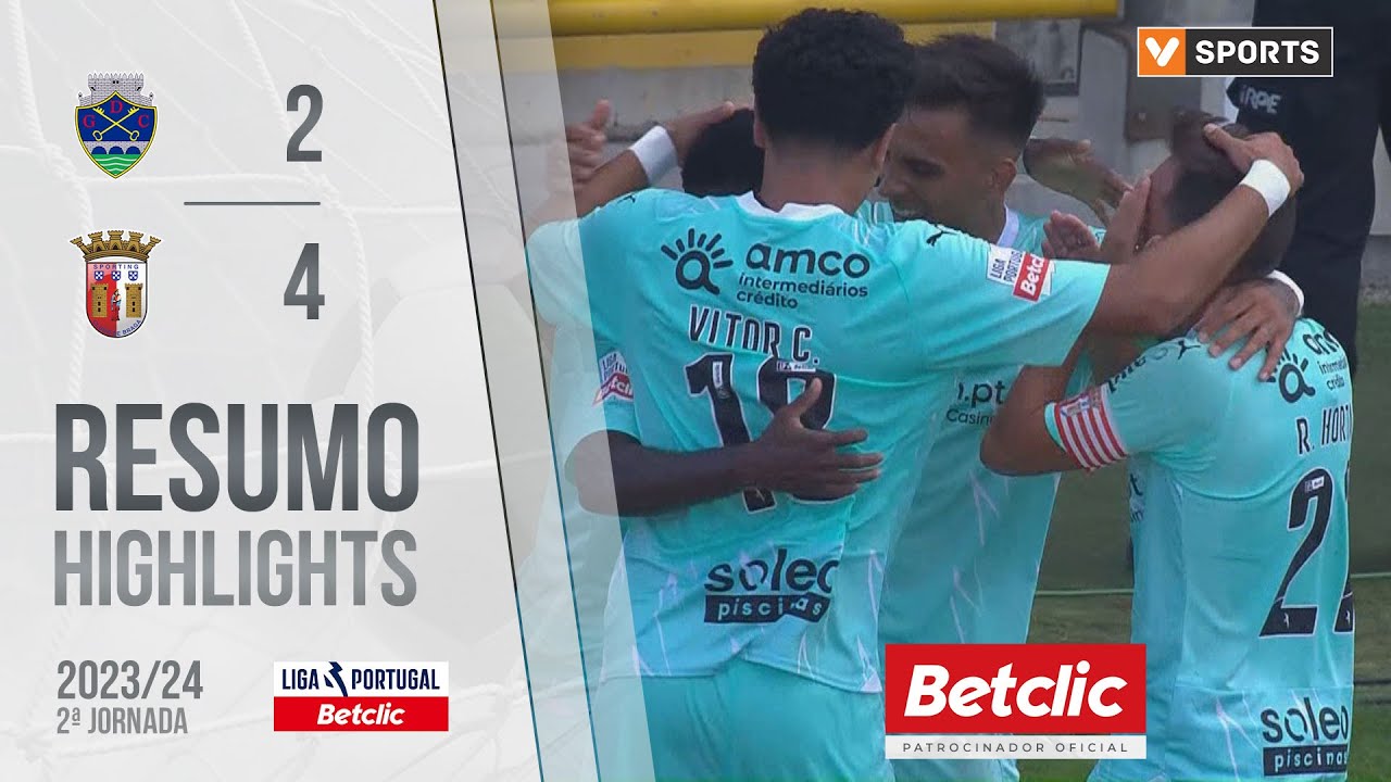 Resumo: Desp. Chaves 2-4 SC Braga (Liga 23/24 #2)