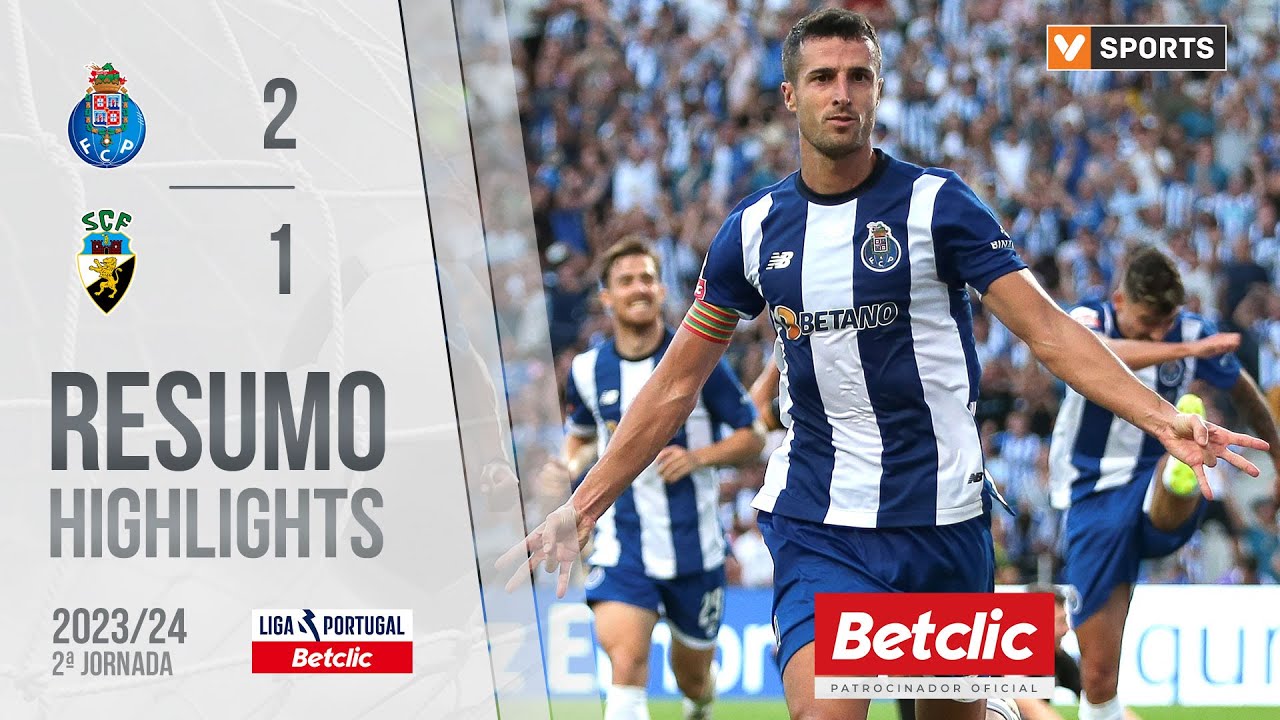 Resumo: FC Porto 2-1 SC Farense (Liga 23/24 #2)