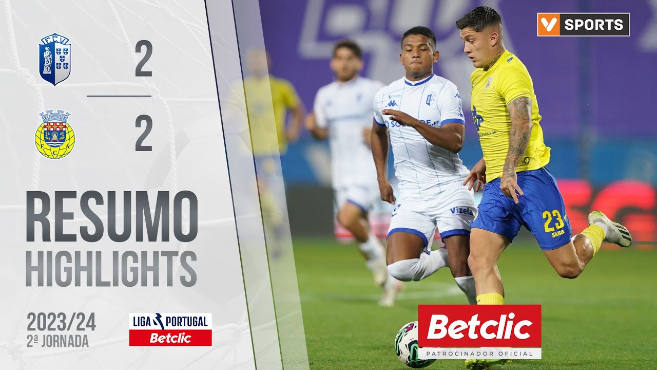 Resumo: FC Vizela 2-2 FC Arouca (Liga 23/24 #2)