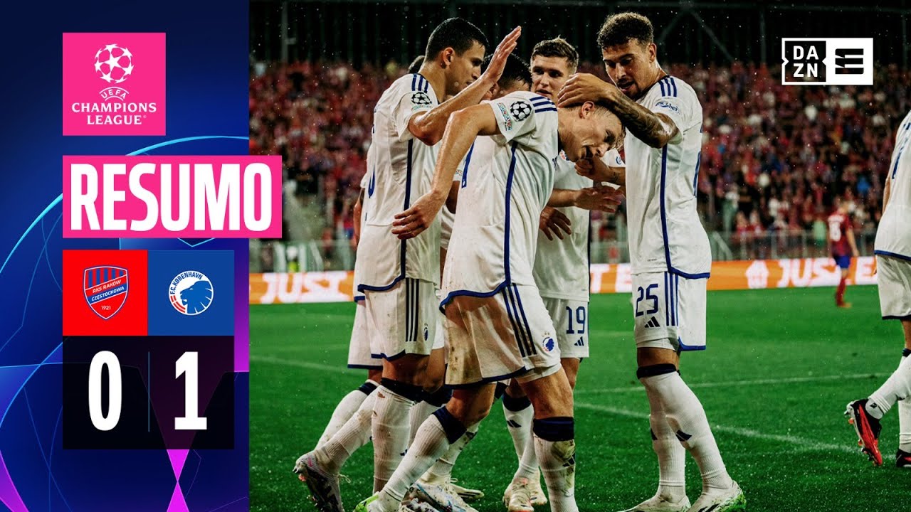 Resumo | Rak&oacute;w 0-1 FC K&oslash;benhavn | Champions League 23/24