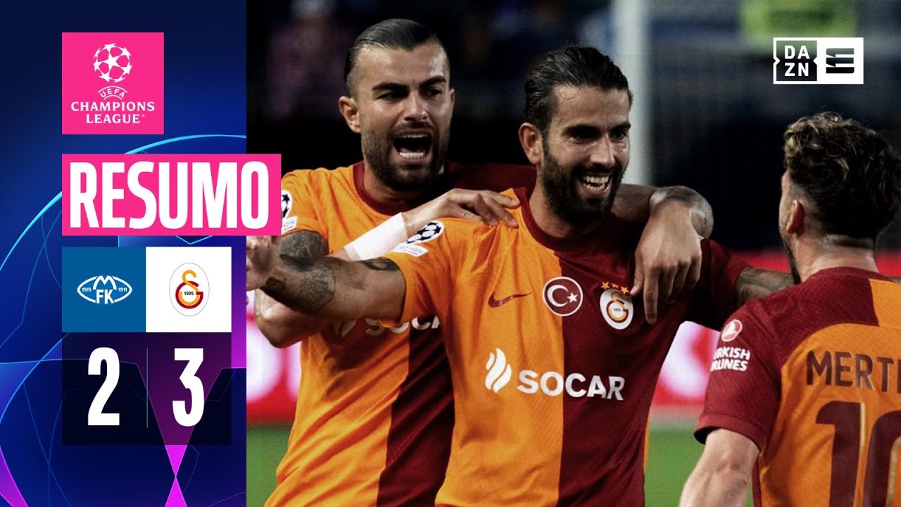 Resumo | Molde FK 2-3 Galatasaray SK | Champions League 23/24