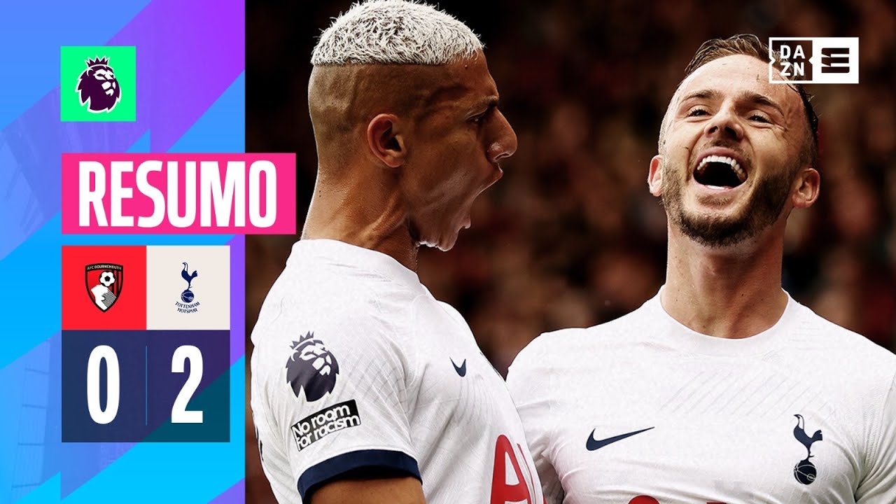 Resumo | Bournemouth 0-2 Tottenham | Premier League 23/24