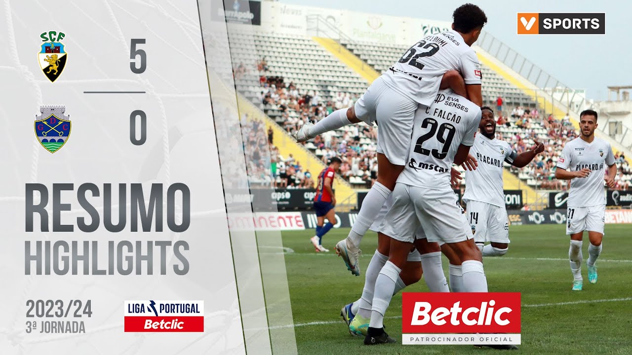 Resumo: SC Farense 5-0 Desp. Chaves (Liga 23/24 #3)