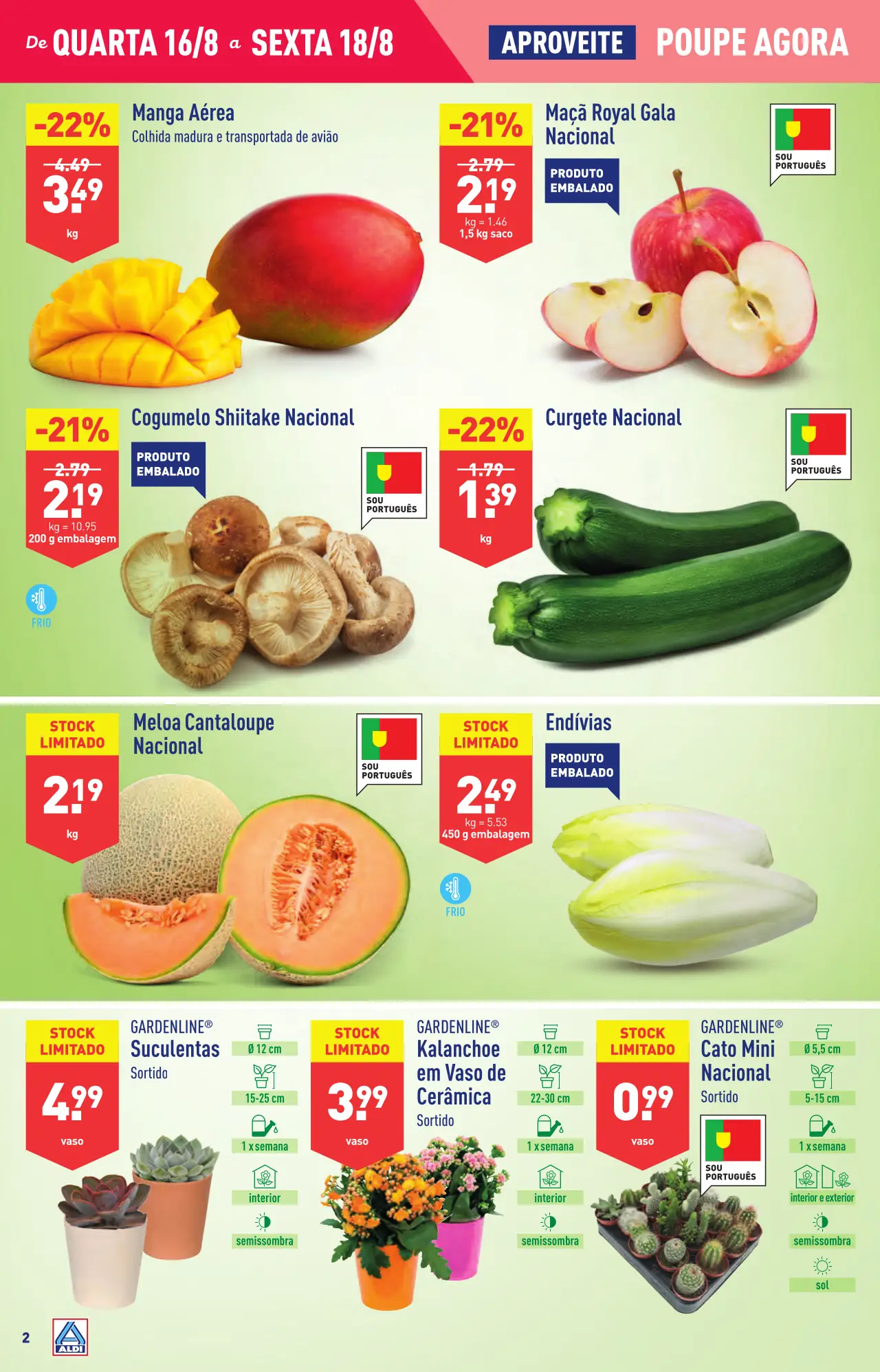 Antevis&atilde;o Folheto ALDI (16 a 22 agosto)