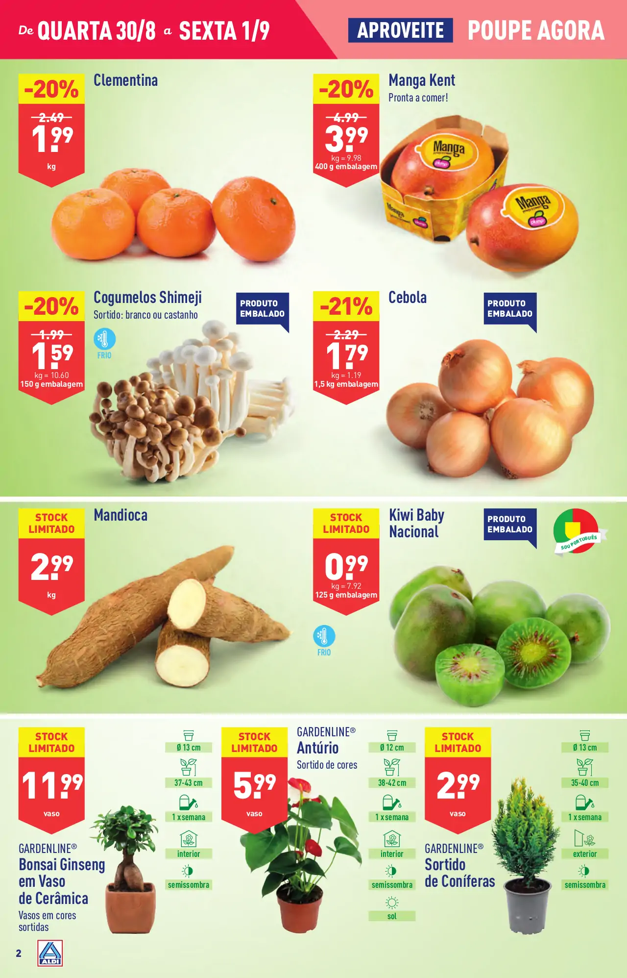 Antevis&atilde;o Folheto ALDI (30 agosto a 5 setembro)