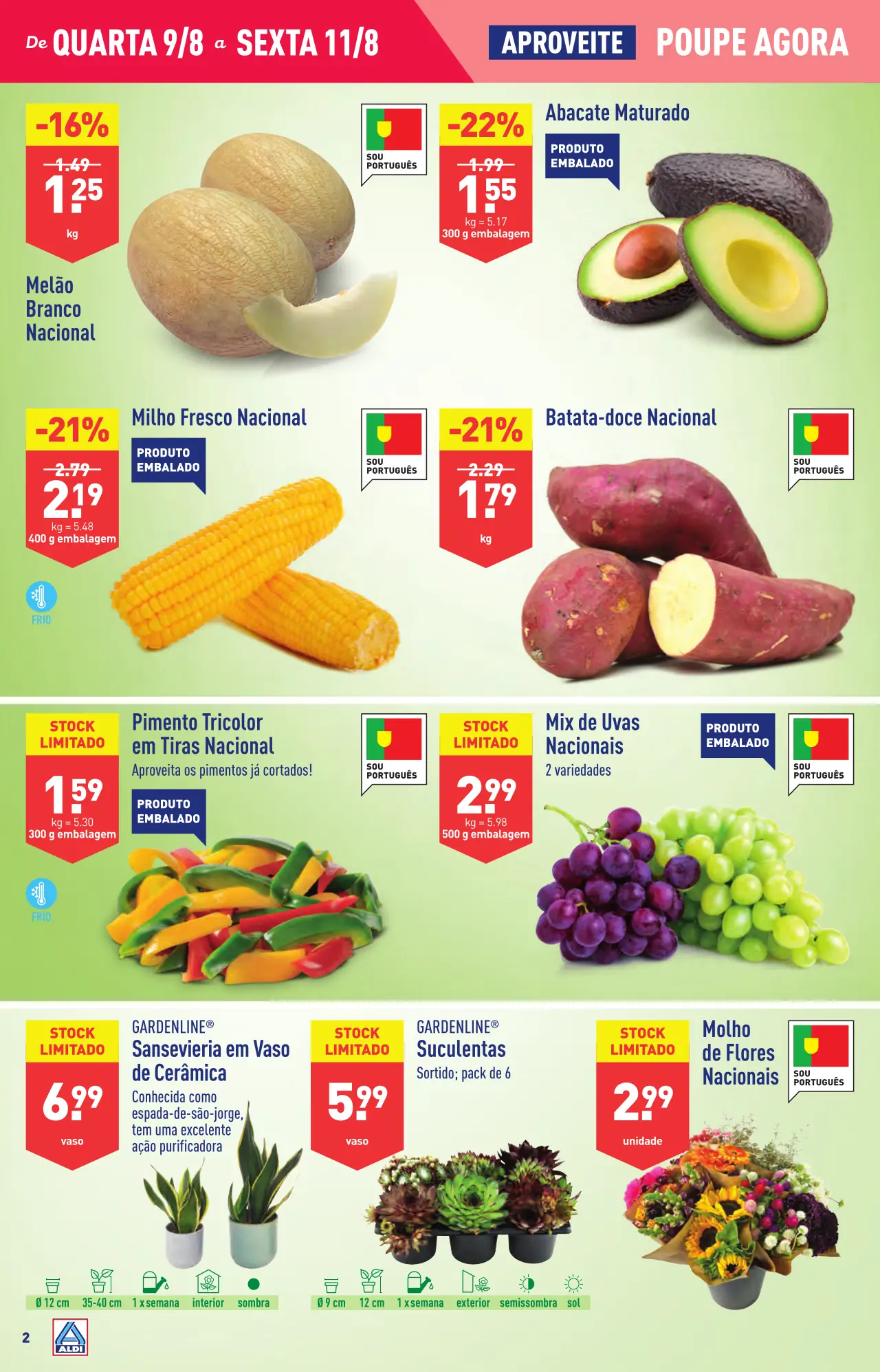 Antevis&atilde;o Folheto ALDI (9 a 15 agosto)