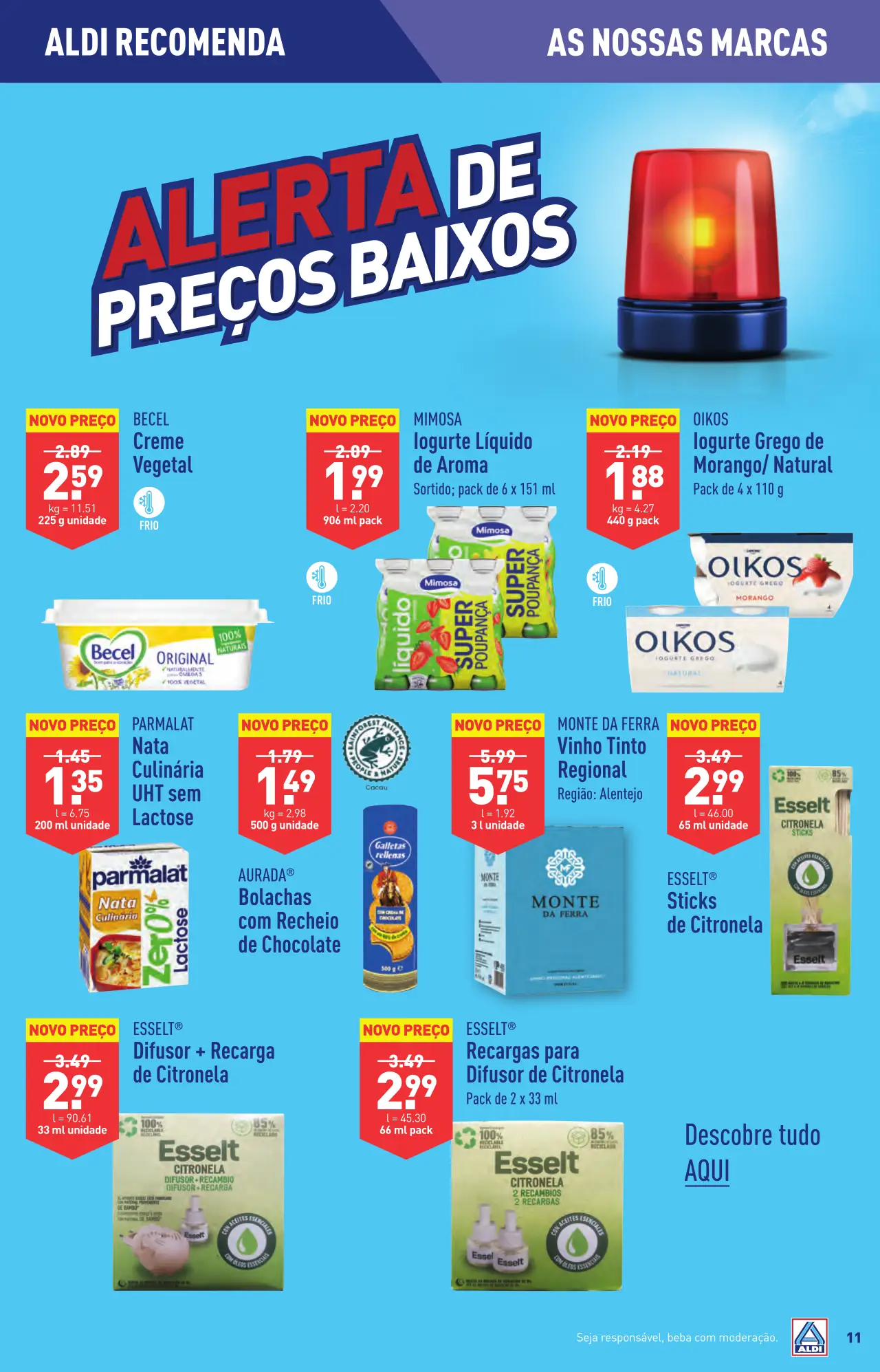 Antevis&atilde;o Folheto ALDI (16 a 22 agosto)