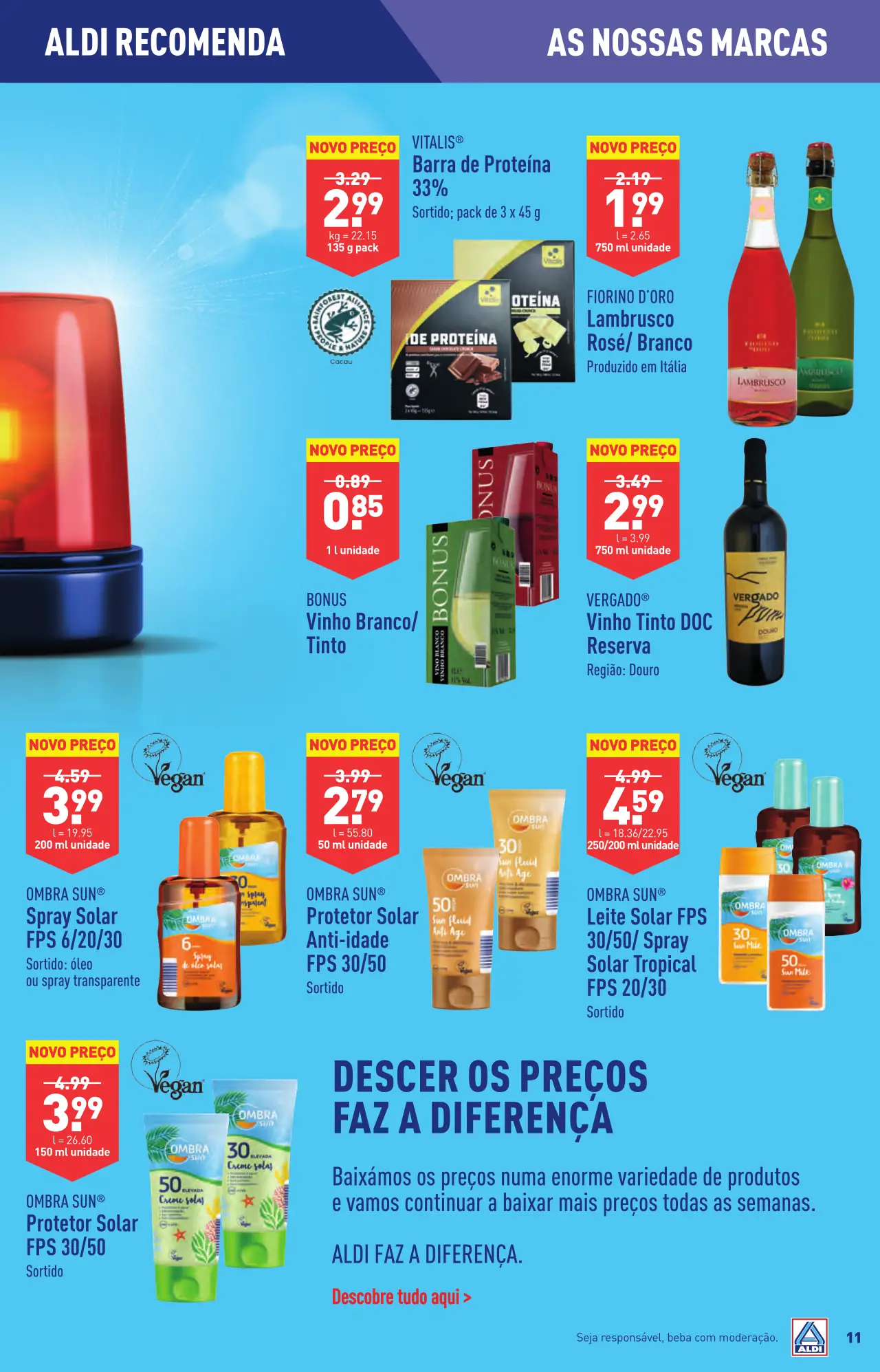 Antevis&atilde;o Folheto ALDI (9 a 15 agosto)