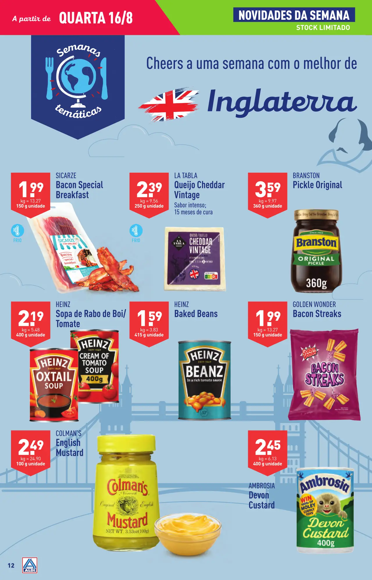 Antevis&atilde;o Folheto ALDI (16 a 22 agosto)