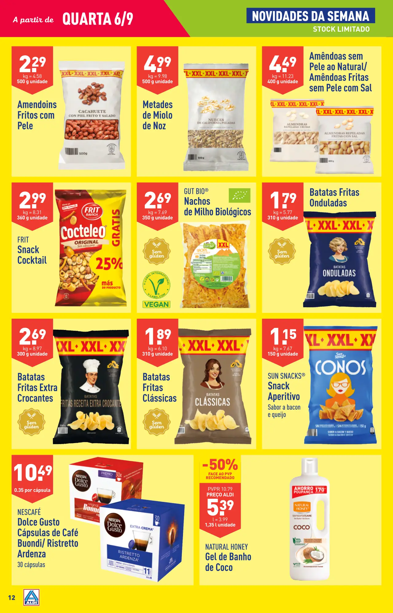 Antevis&atilde;o Folheto ALDI (6 a 12 setembro)